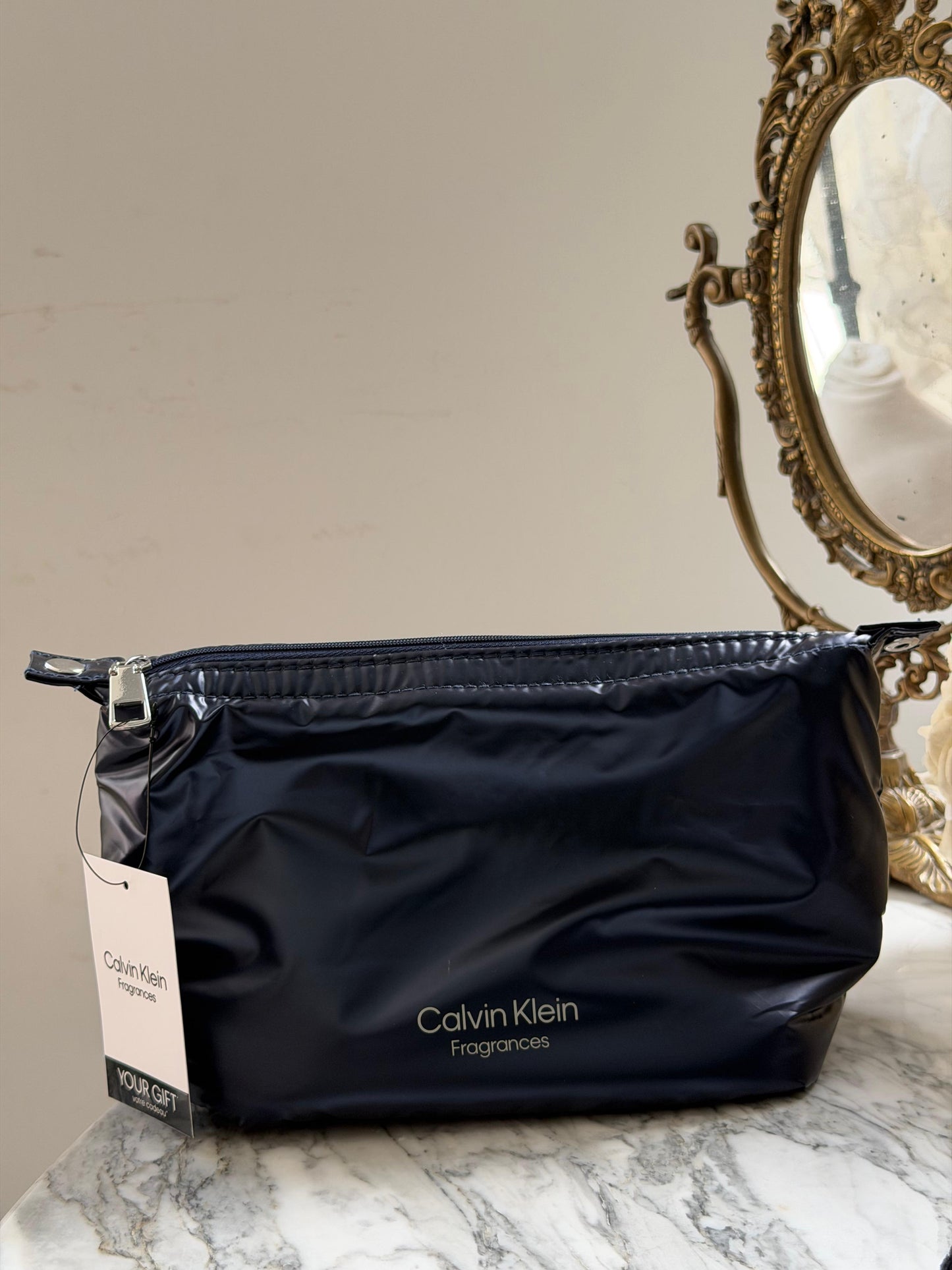 CALVIN KLEIN Dark Blue Travel Pouch Gift