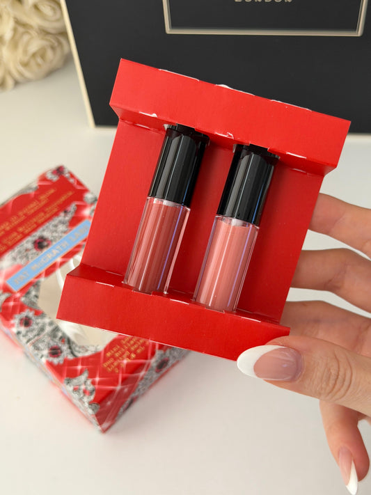 PAT McGRATH LABS Mini Lust Gloss Duo Lipstick - Nude Mood