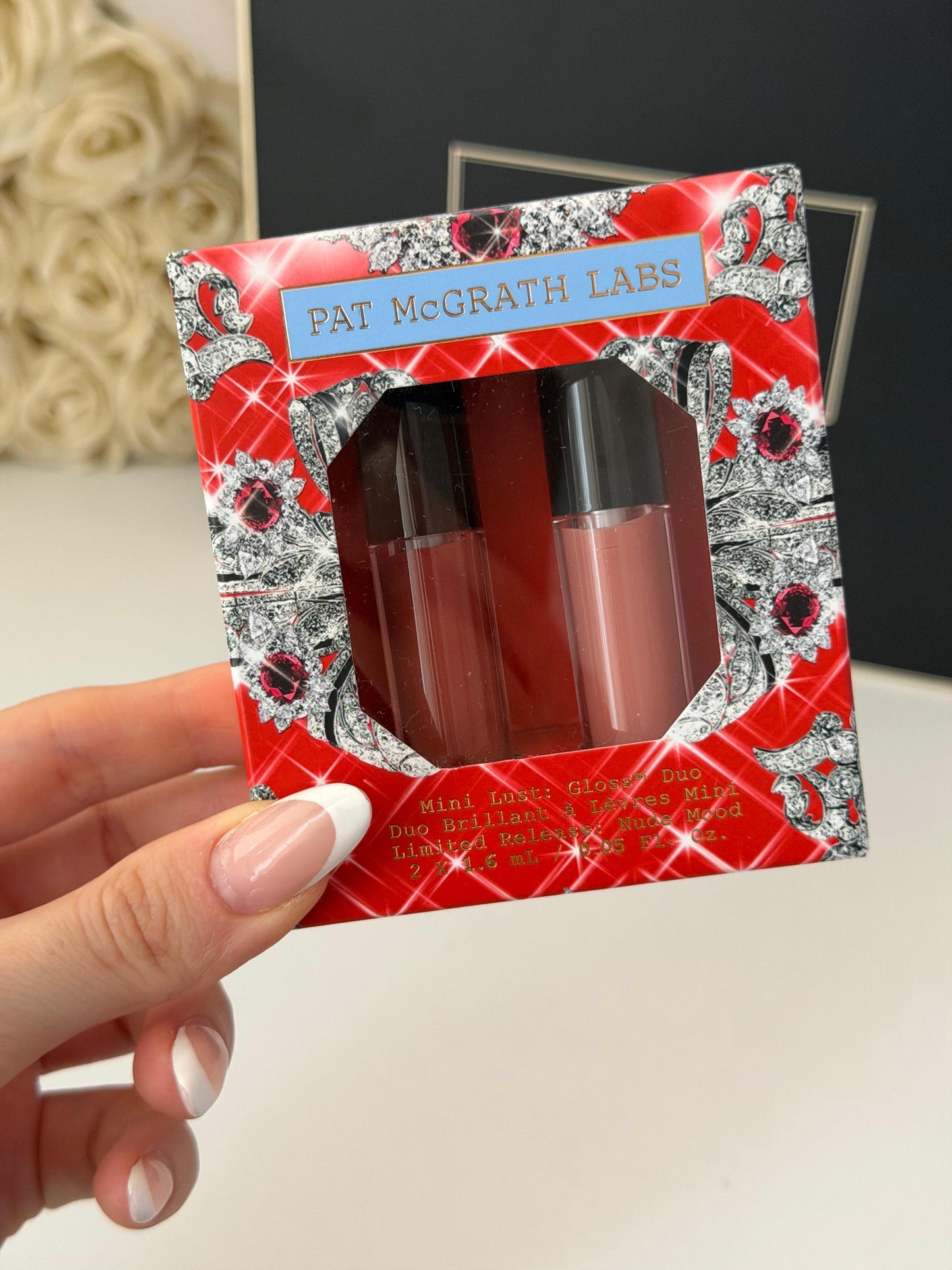 PAT McGRATH LABS Mini Lust Gloss Duo Lipstick - Nude Mood