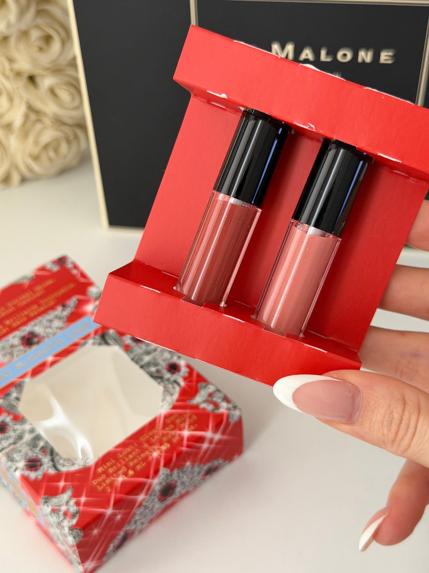 PAT McGRATH LABS Mini Lust Gloss Duo Lipstick - Nude Mood