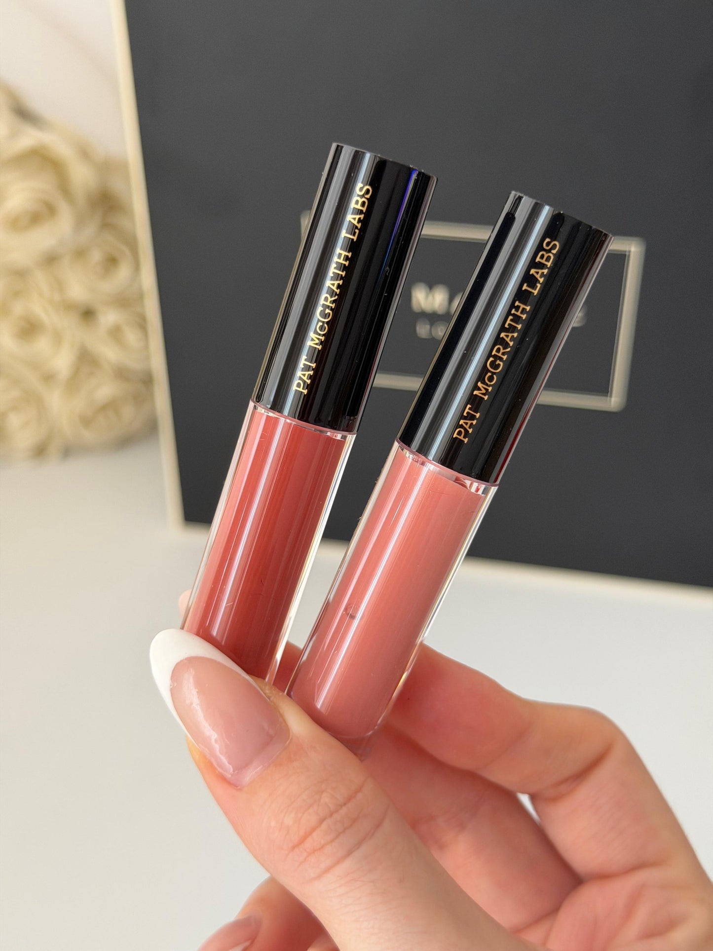 PAT McGRATH LABS Mini Lust Gloss Duo Lipstick - Nude Mood