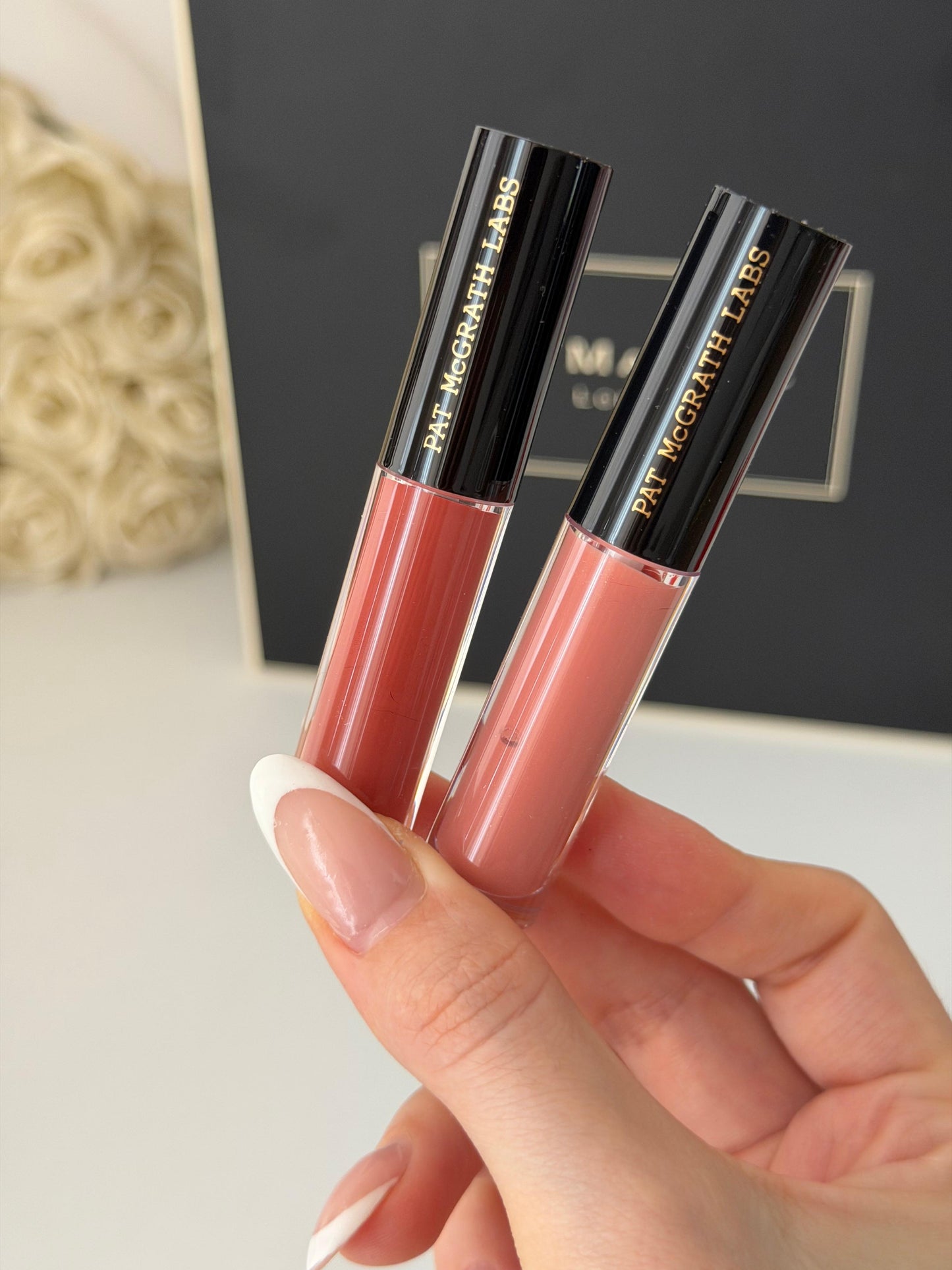 PAT McGRATH LABS Mini Lust Gloss Duo Lipstick - Nude Mood