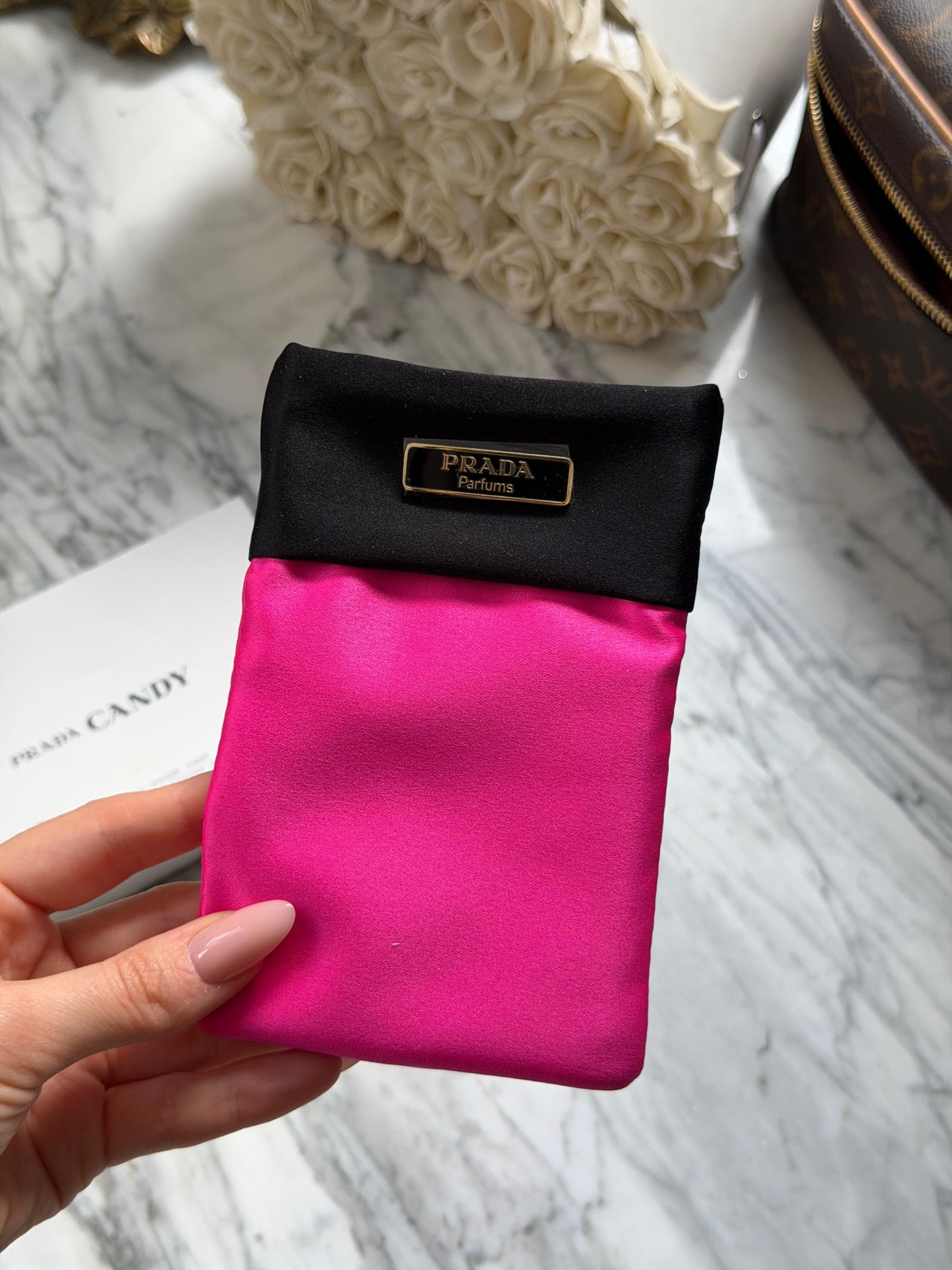 PRADA Candy Pouch
Pink Textile Cell Phone Case