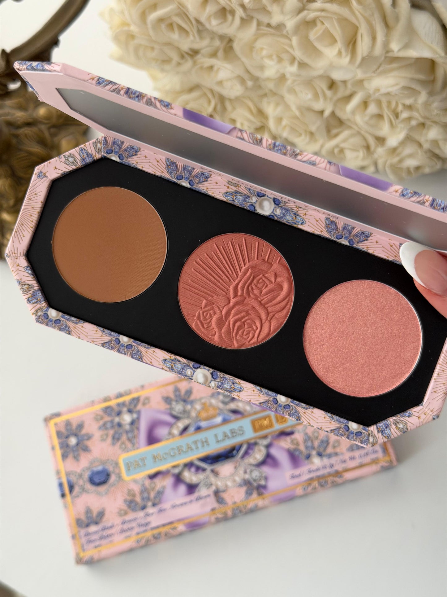 PAT McGRATH LABS Divine Blush + Bronze + Glow Trio Face Palette - Nirvana In Bloom