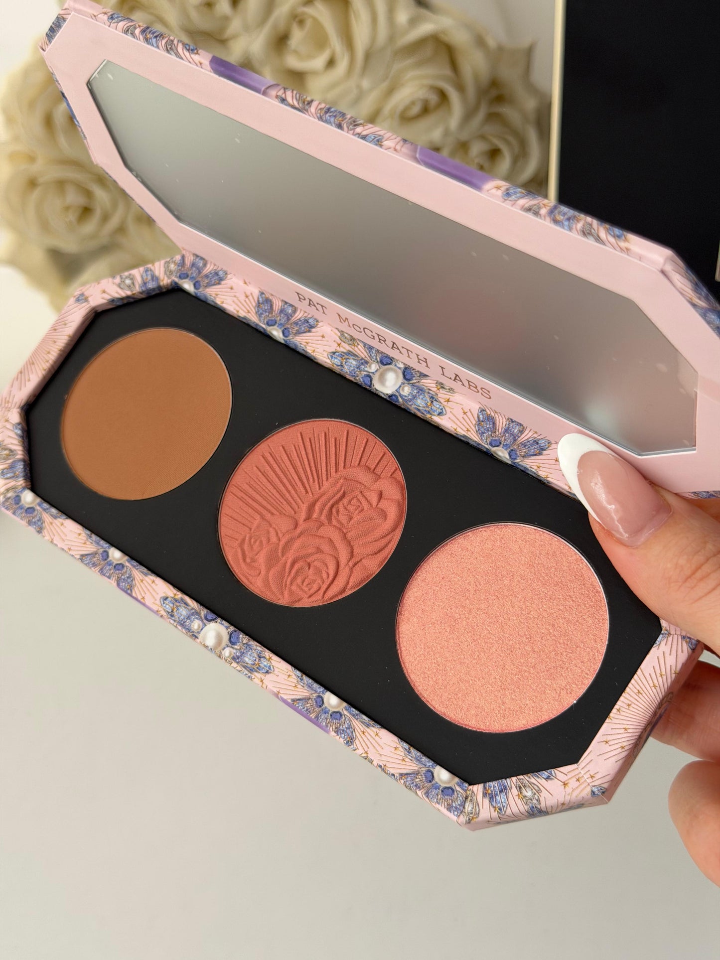 PAT McGRATH LABS Divine Blush + Bronze + Glow Trio Face Palette - Nirvana In Bloom