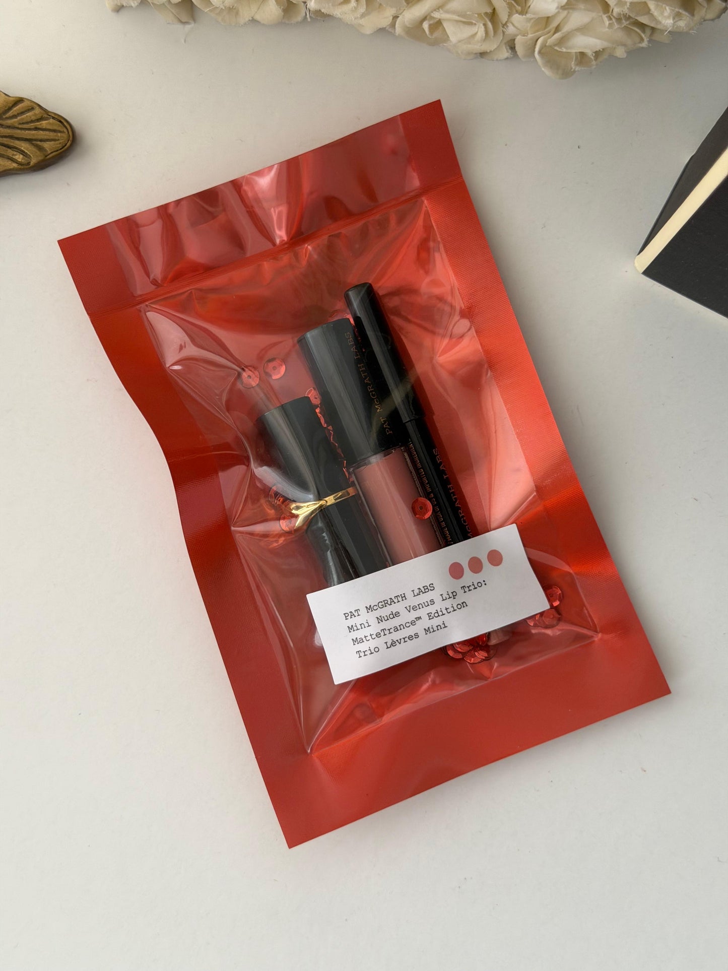 PAT McGRATH LABS Mini Nude Venus Lip Trio - Matte Trance