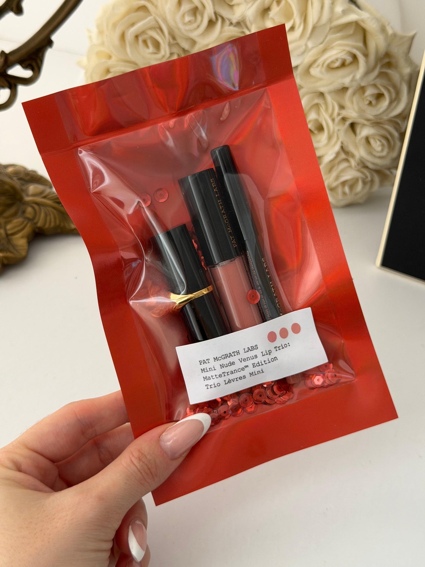 PAT McGRATH LABS Mini Nude Venus Lip Trio - Matte Trance