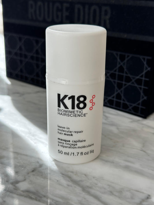 K18 BIOMIMETIC HAIRSCIENCE Full-Size Leave-in Molecular Repair Hair Mask