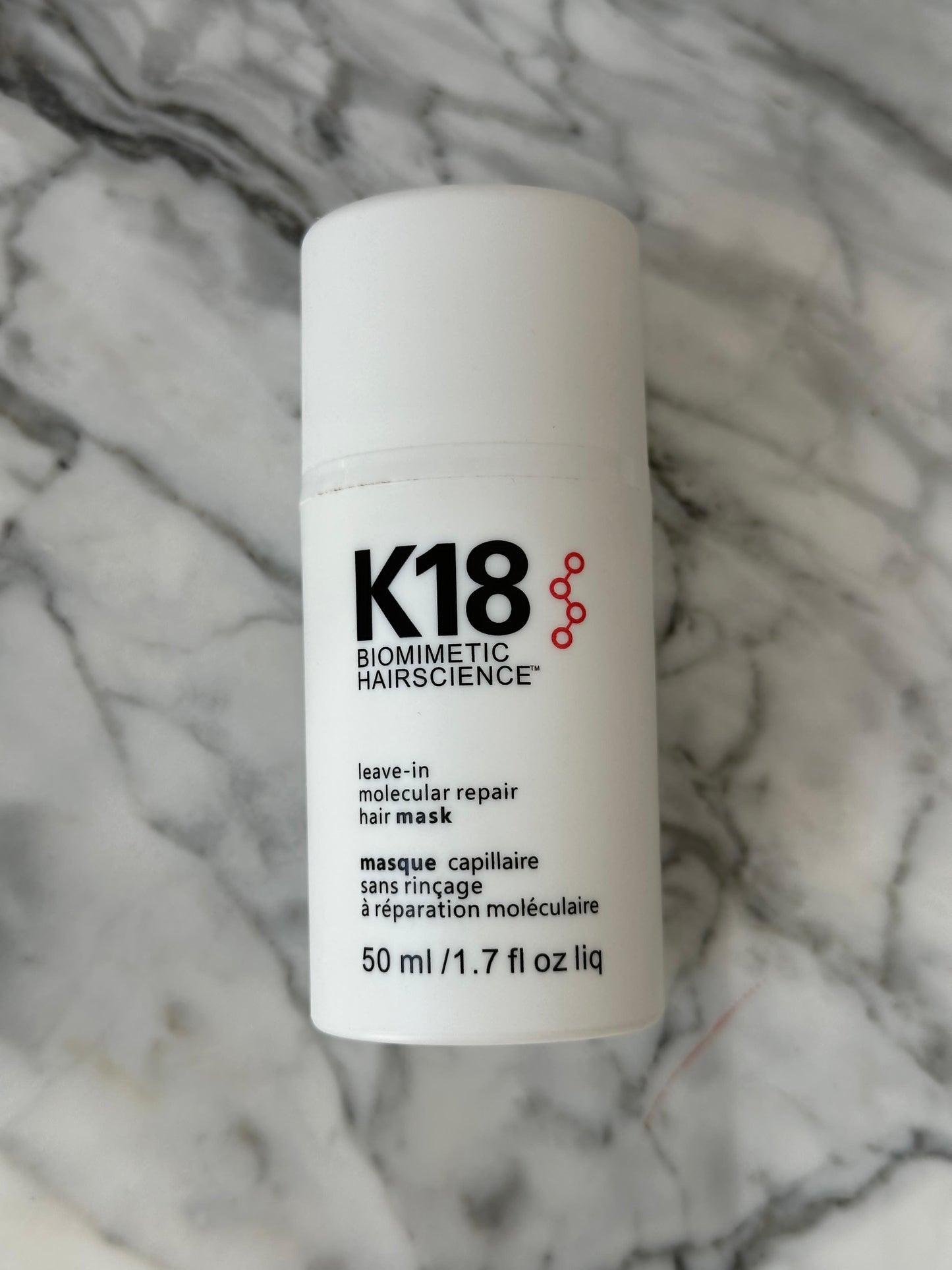 K18 BIOMIMETIC HAIRSCIENCE Full-Size Leave-in Molecular Repair Hair Mask