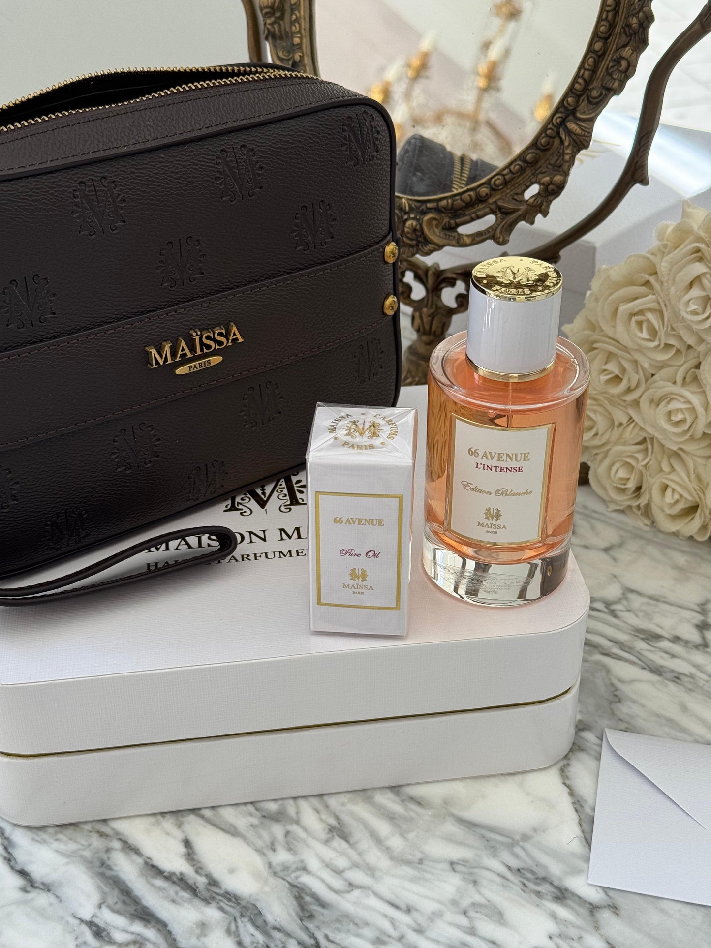 MAÏSSA 66 Avenue Le Parfum 100ml Set - Tuscany Pouch