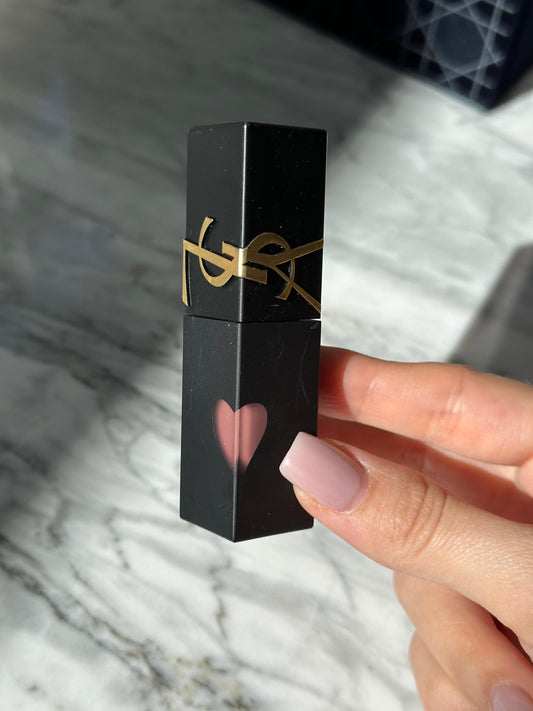 YSL Vinyl Cream Lip Stain Nude - High Shine Longwear
