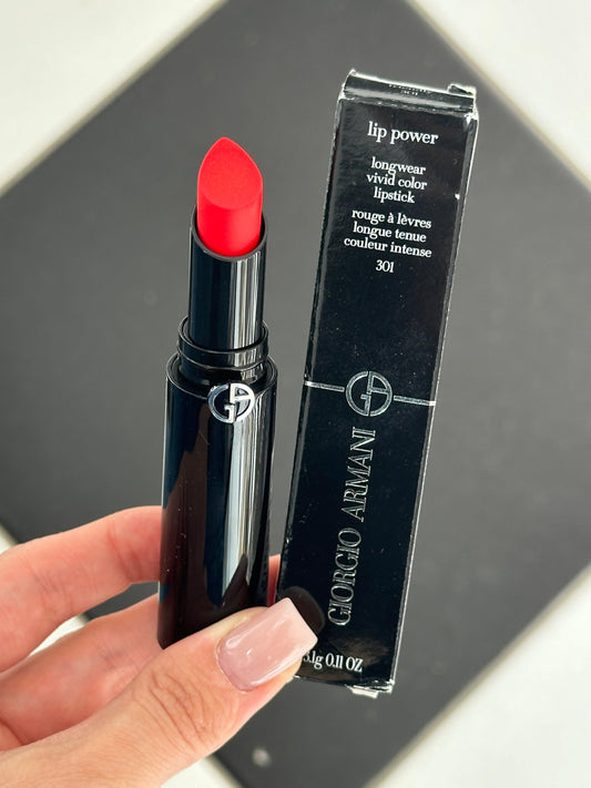 ARMANI Lip Power Longwear Vivid Color Lipstick (301)