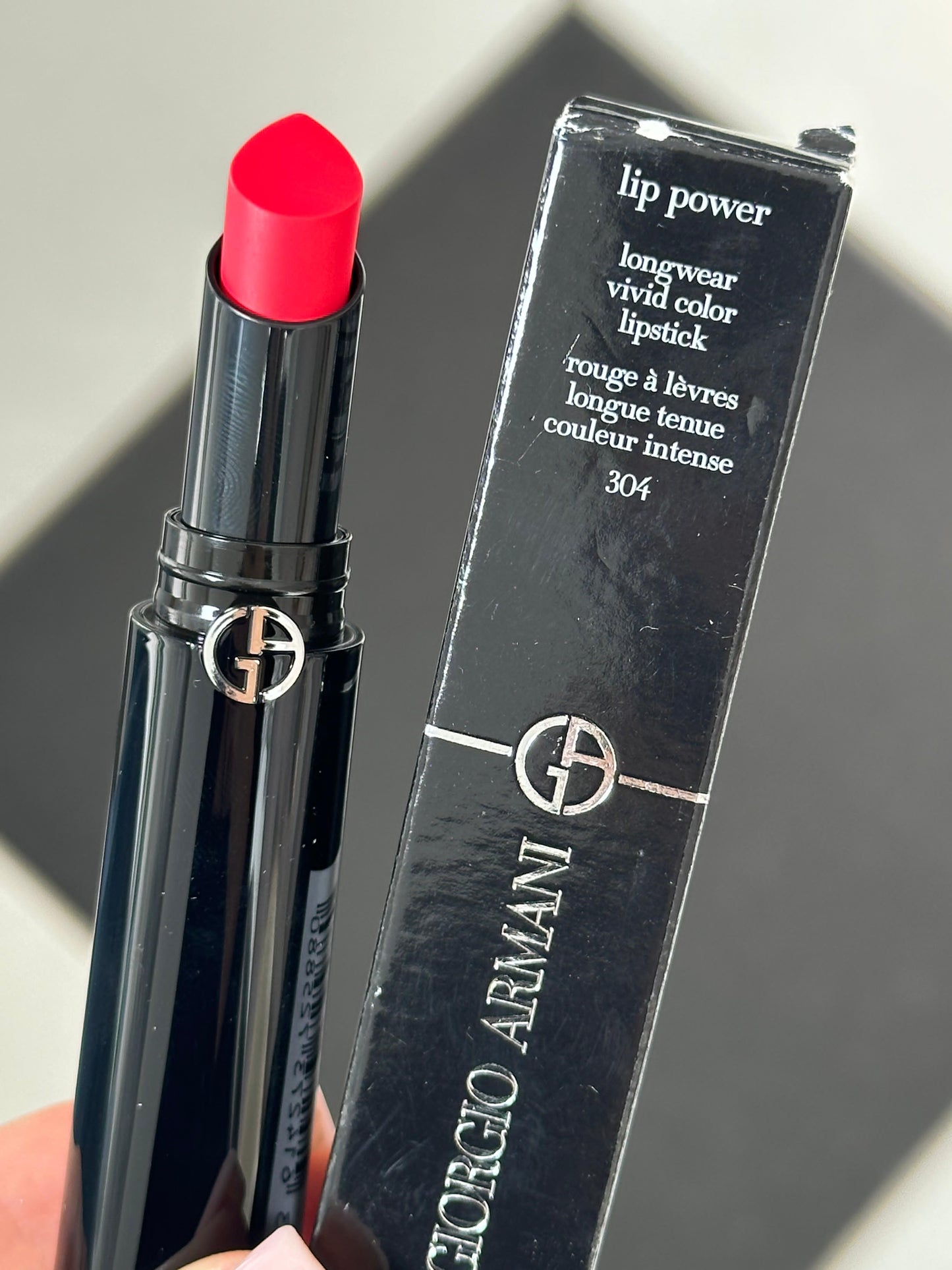 ARMANI Lip Power Longwear Vivid Color Lipstick (304)