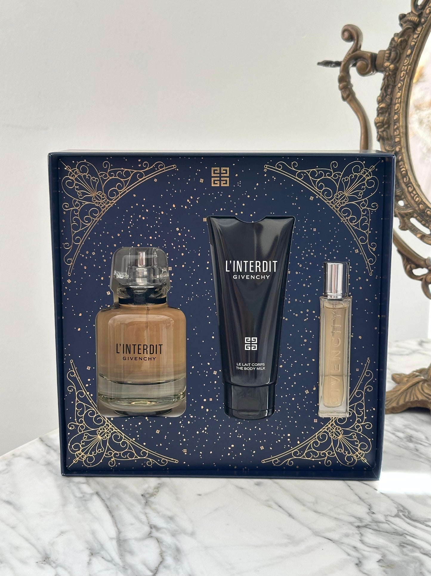 GIVENCHY L’Interdit Eau de Parfum 80ml Gift Set (Body Milk 75ml + Travel Spray 12.5ml)