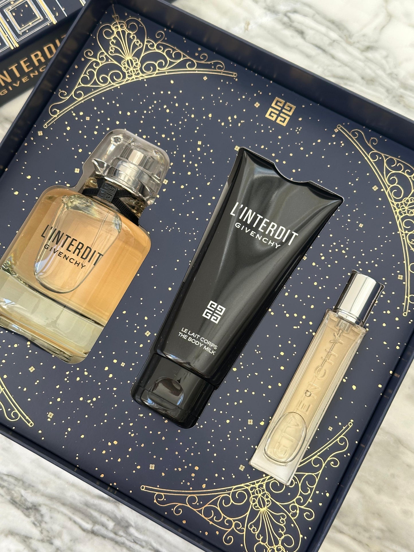 GIVENCHY L’Interdit Eau de Parfum 80ml Gift Set (Body Milk 75ml + Travel Spray 12.5ml)