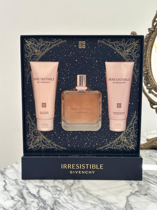 GIVENCHY Irresistible Eau De Parfum 80ml Gift Set (Body Milk 75ml + Shower Oil 75ml)