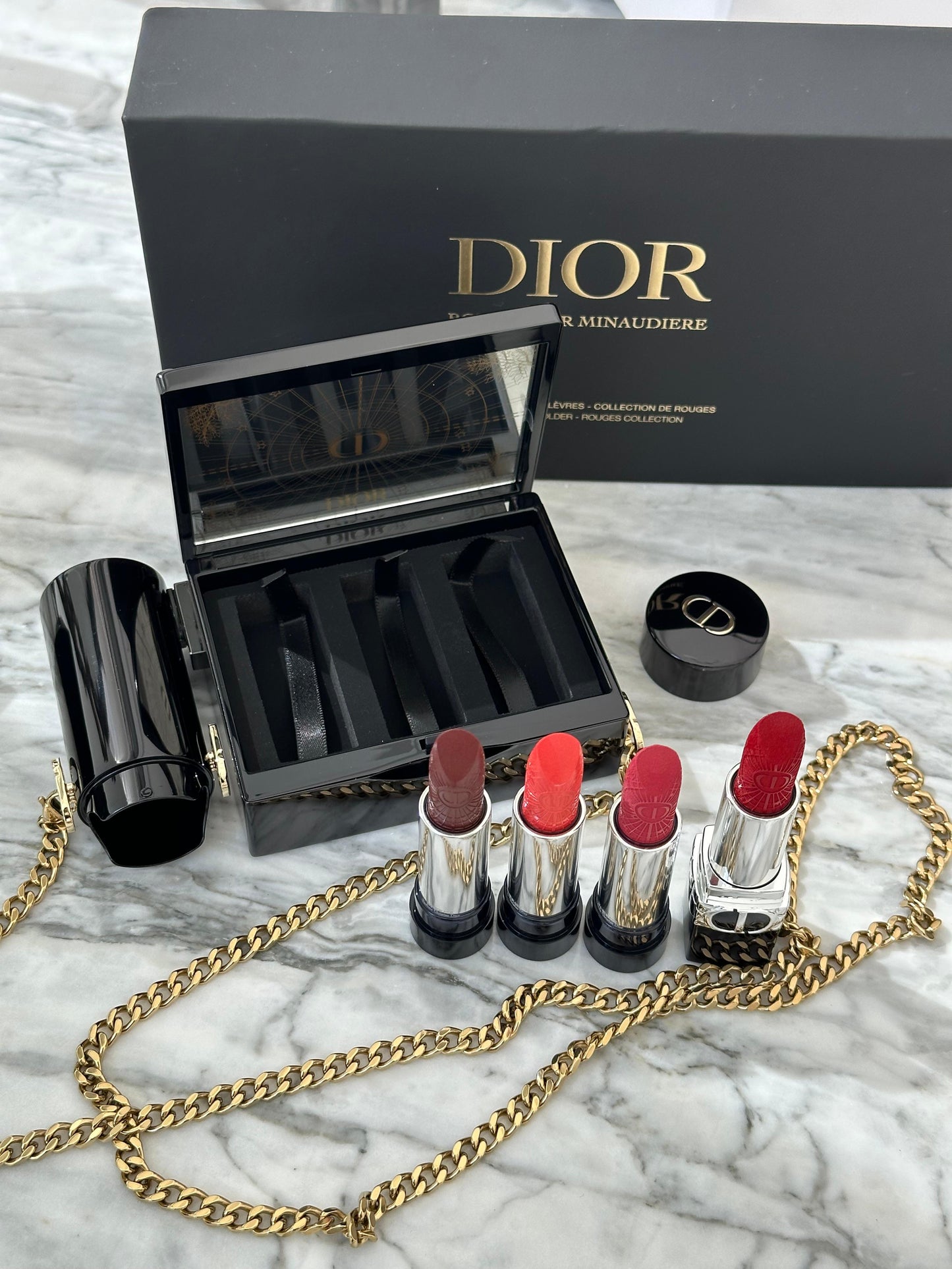 DIOR Rouge Minaudière - Black Limited Edition
Clutch and Lipstick Holder Collection