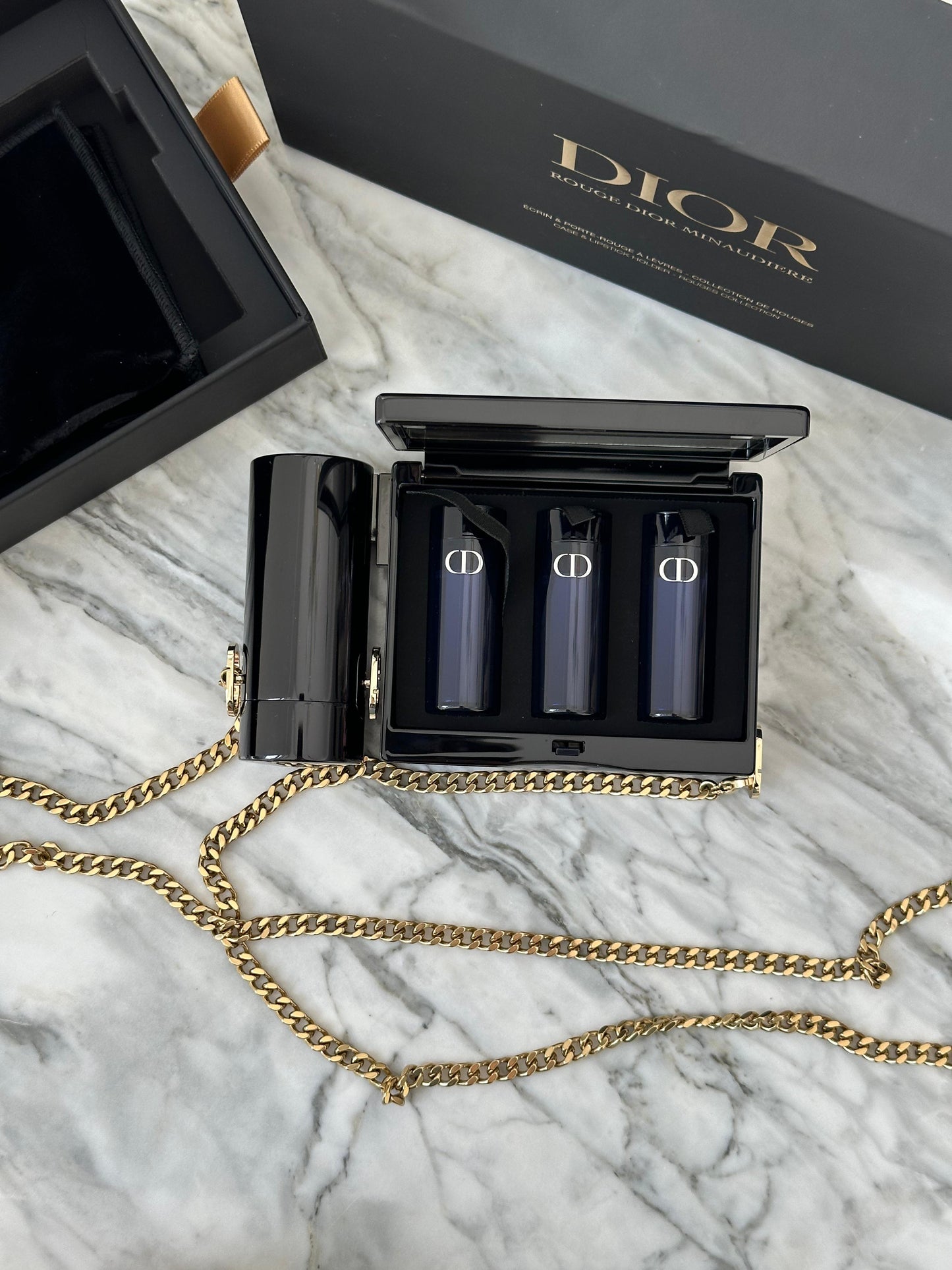 DIOR Rouge Minaudière - Black Limited Edition
Clutch and Lipstick Holder Collection