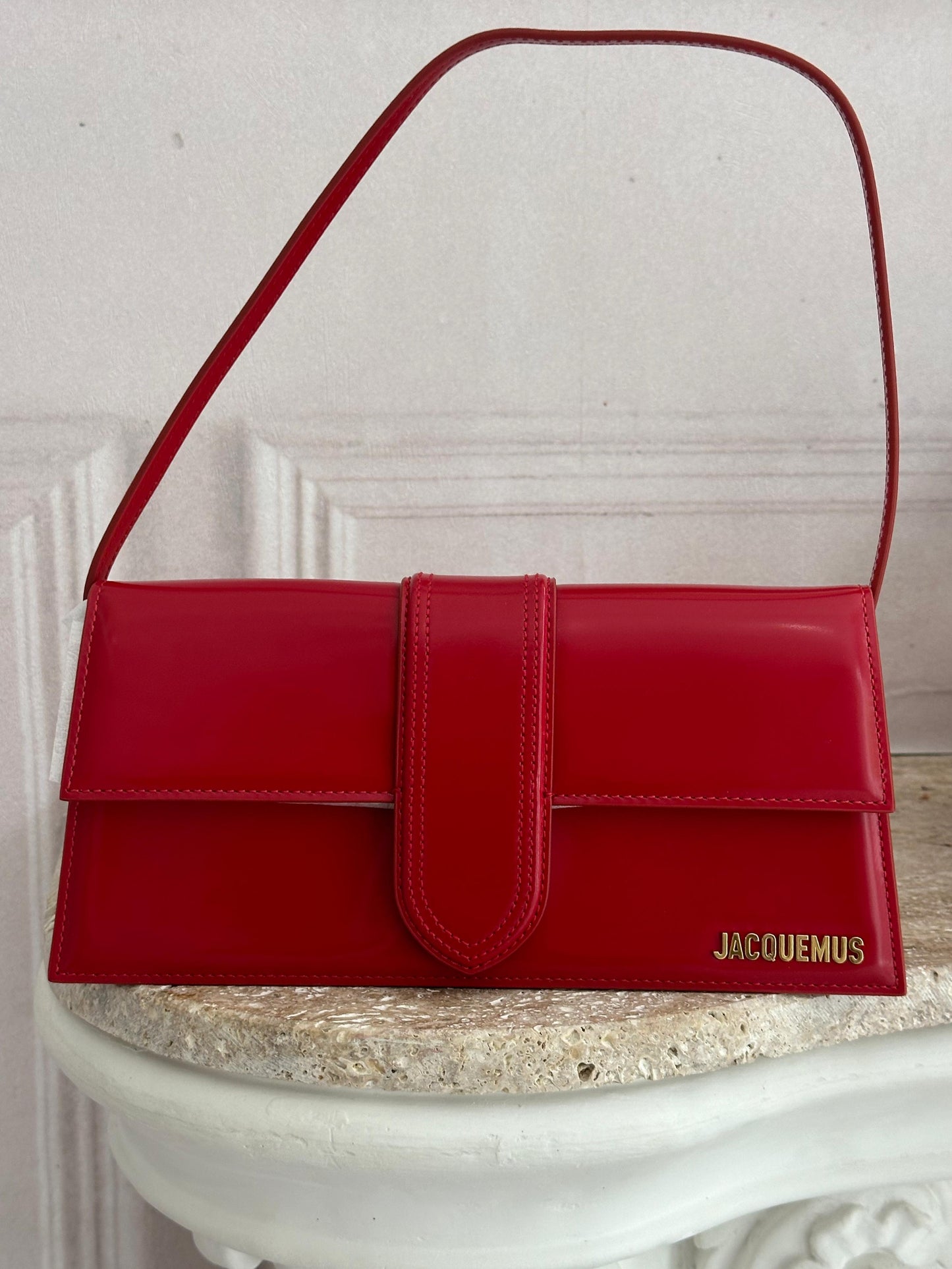 JACQUEMUS Bags - The Long Bambino Red