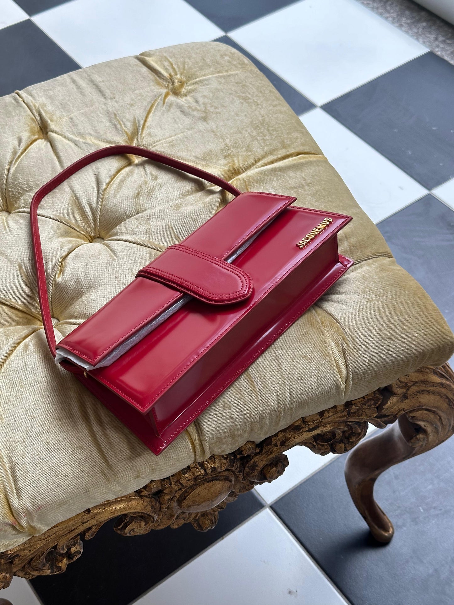 JACQUEMUS Bags - The Long Bambino Red