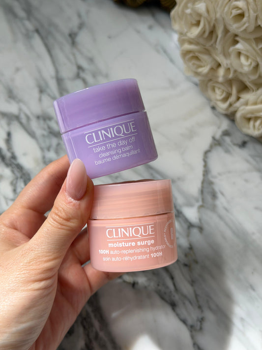 CLINIQUE Take The Day Off Cleansing Balm + Moisture Surge Set