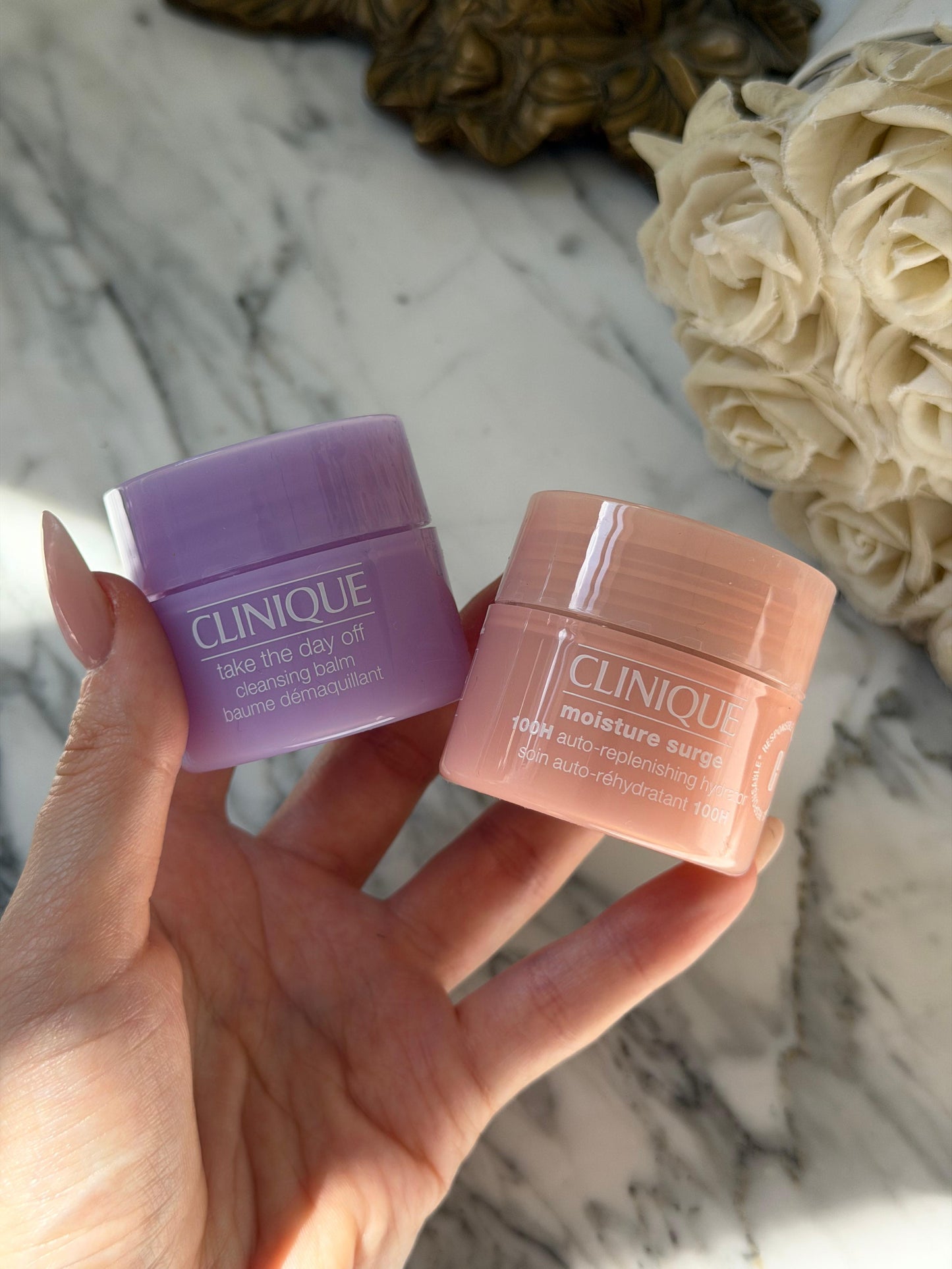 CLINIQUE Take The Day Off Cleansing Balm + Moisture Surge Set