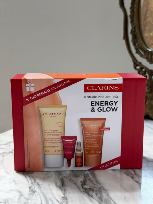 CLARINS Energy & Glow Beauty Box Skincare Set