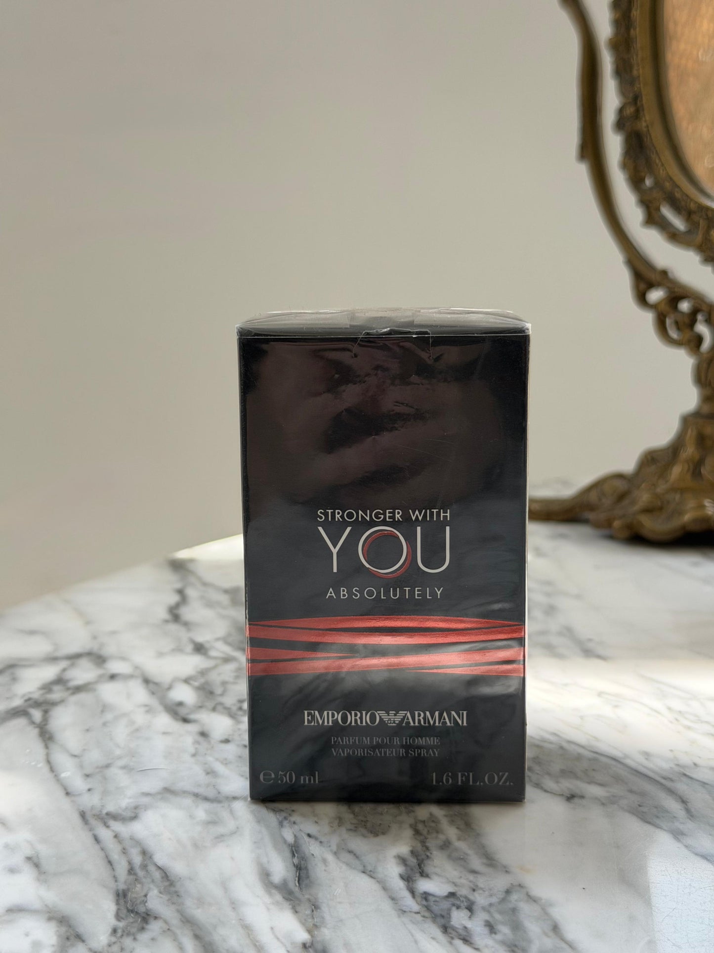 ARMANI Stronger With You Absolutely Parfum - Fresh, Spicy, Ambery Fragrance With a Captivating Rum Accord