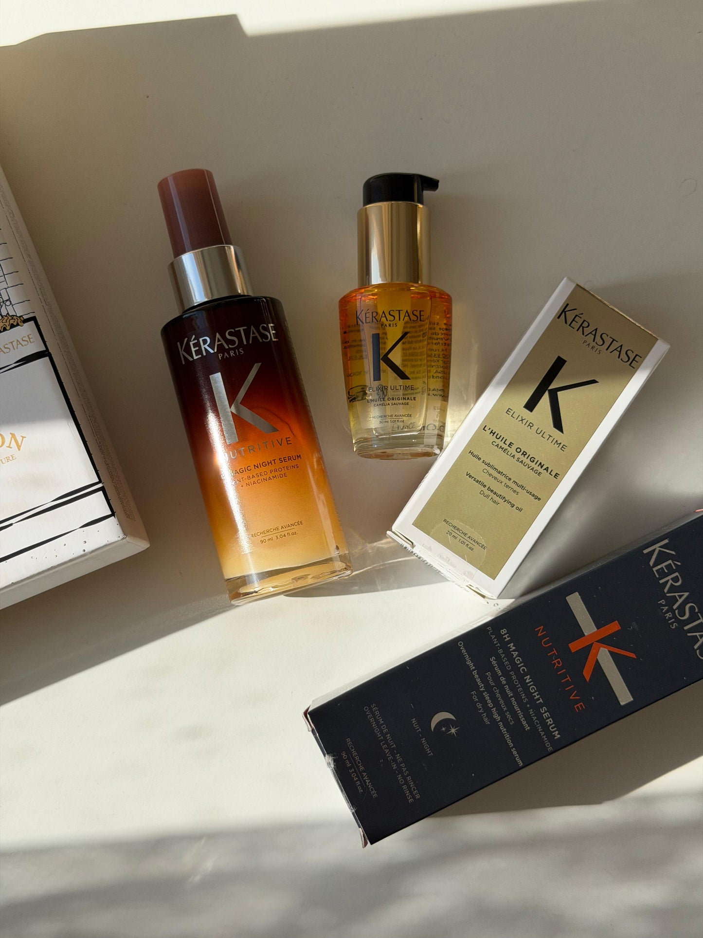 KÉRASTASE 
Elixir Ultime And Nutritive 8H Magic Night Serum Duo Set