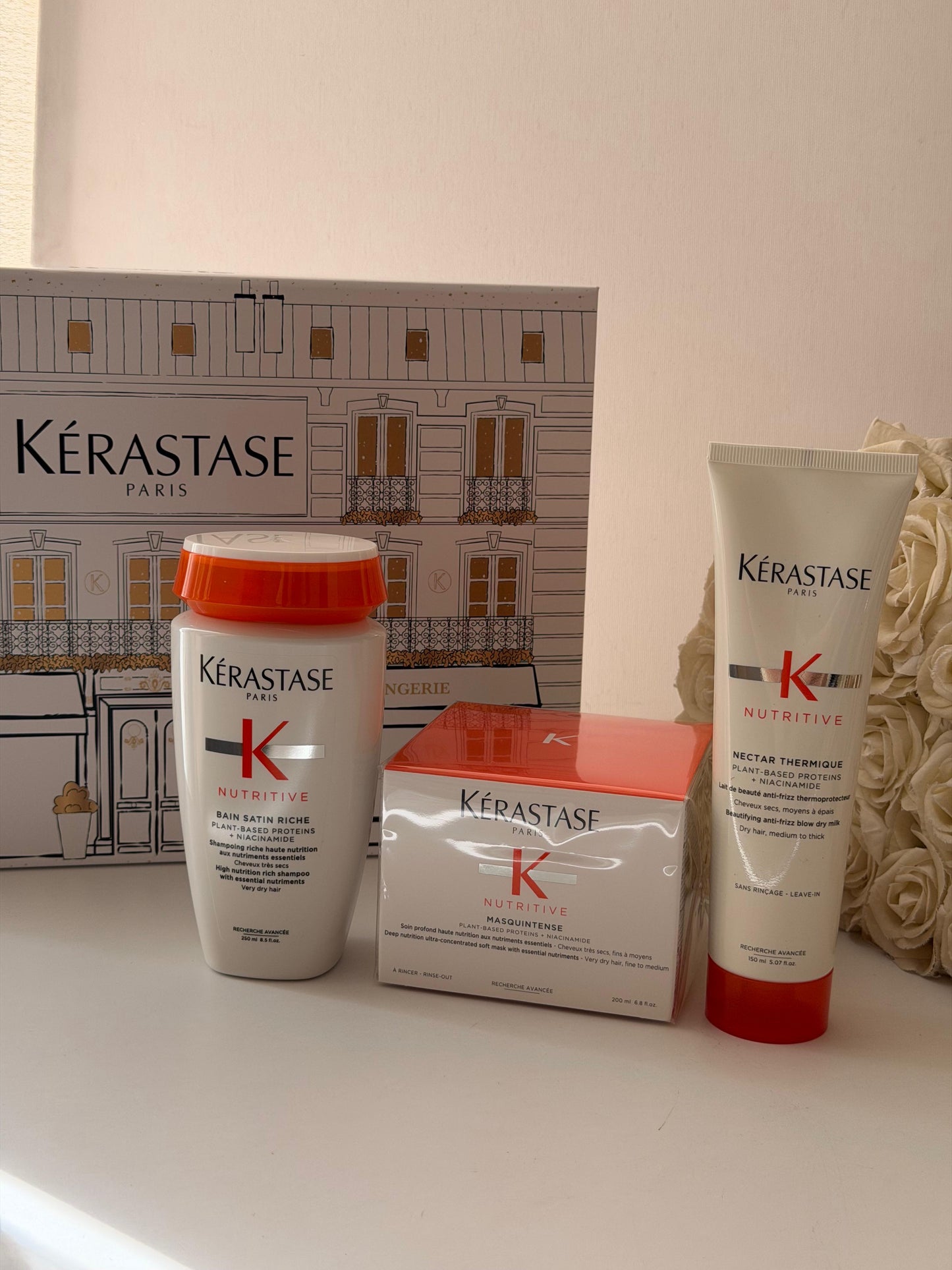 KÉRASTASE Nutritive
Fine To Medium Dry Hair Care Gift Set