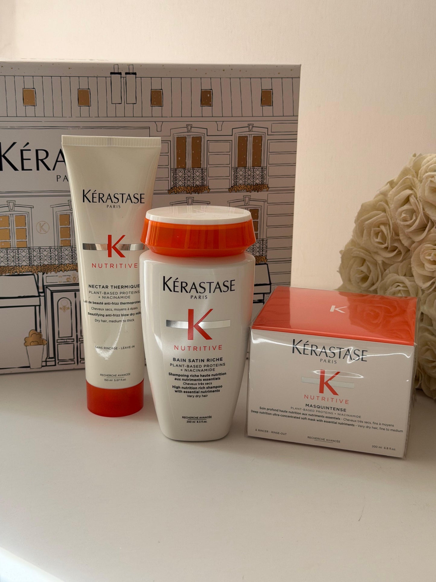 KÉRASTASE Nutritive
Fine To Medium Dry Hair Care Gift Set