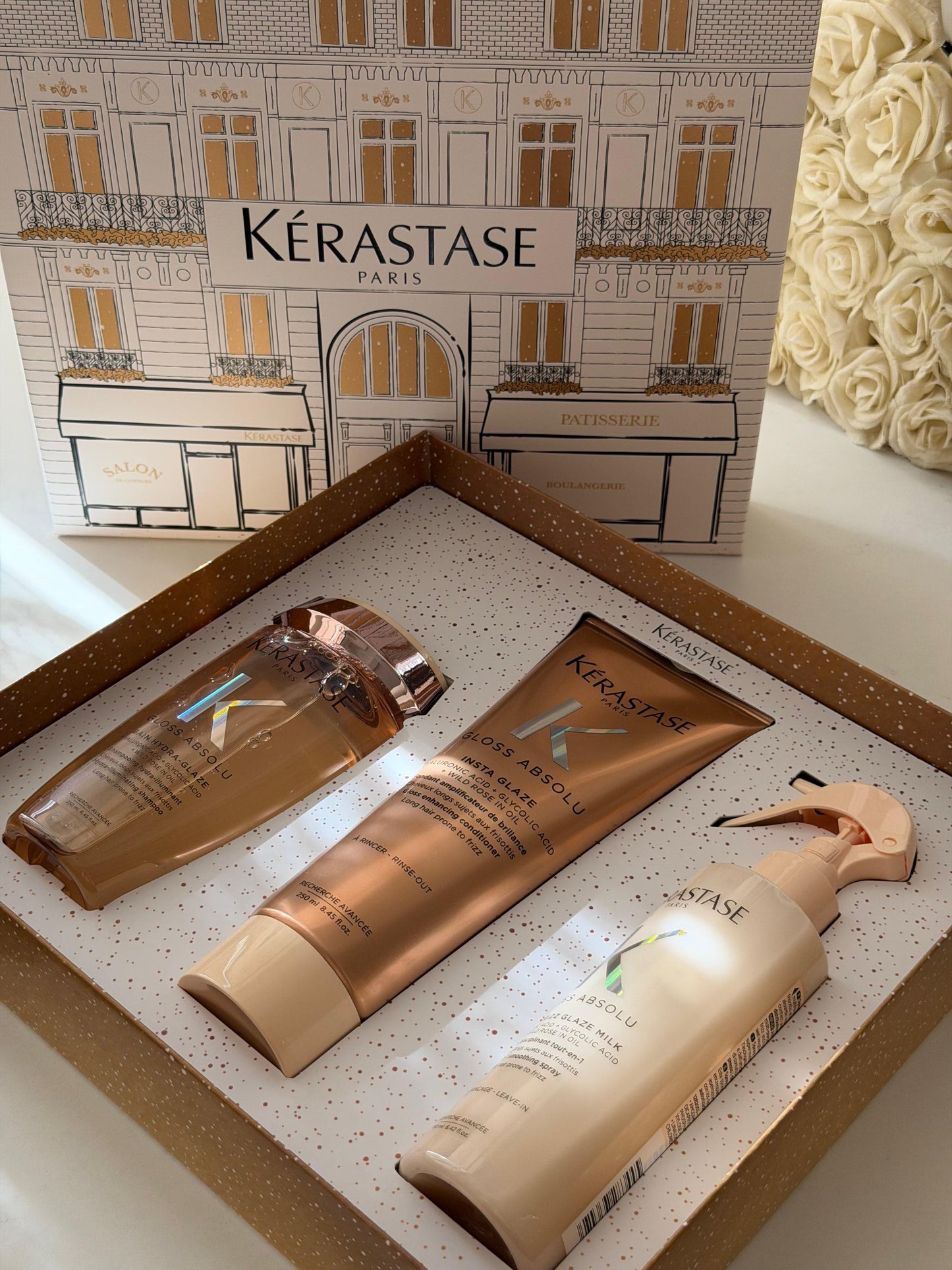 KÉRASTASE
Gloss Abdolu Gift Set For Long Hair Prone to Frizz