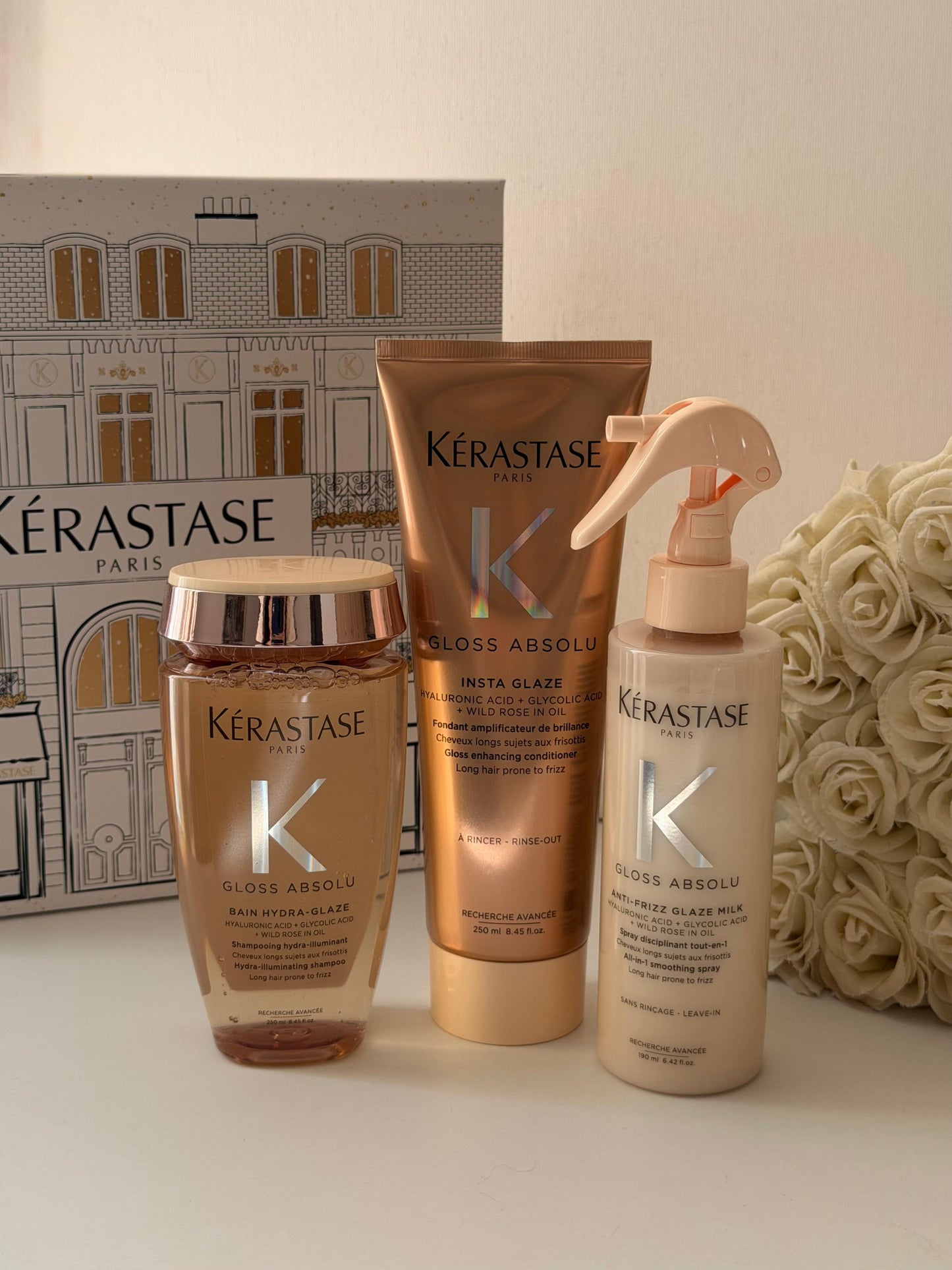 KÉRASTASE
Gloss Abdolu Gift Set For Long Hair Prone to Frizz