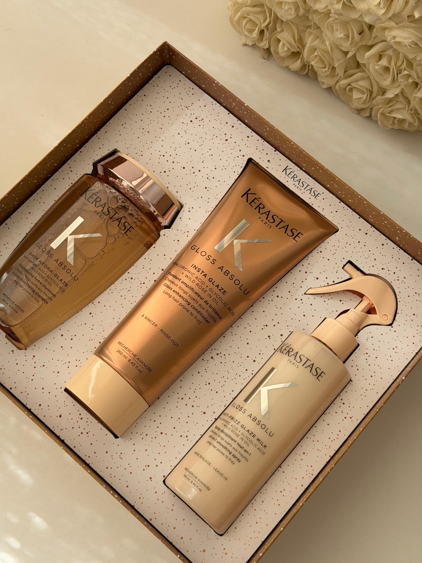 KÉRASTASE
Gloss Abdolu Gift Set For Long Hair Prone to Frizz