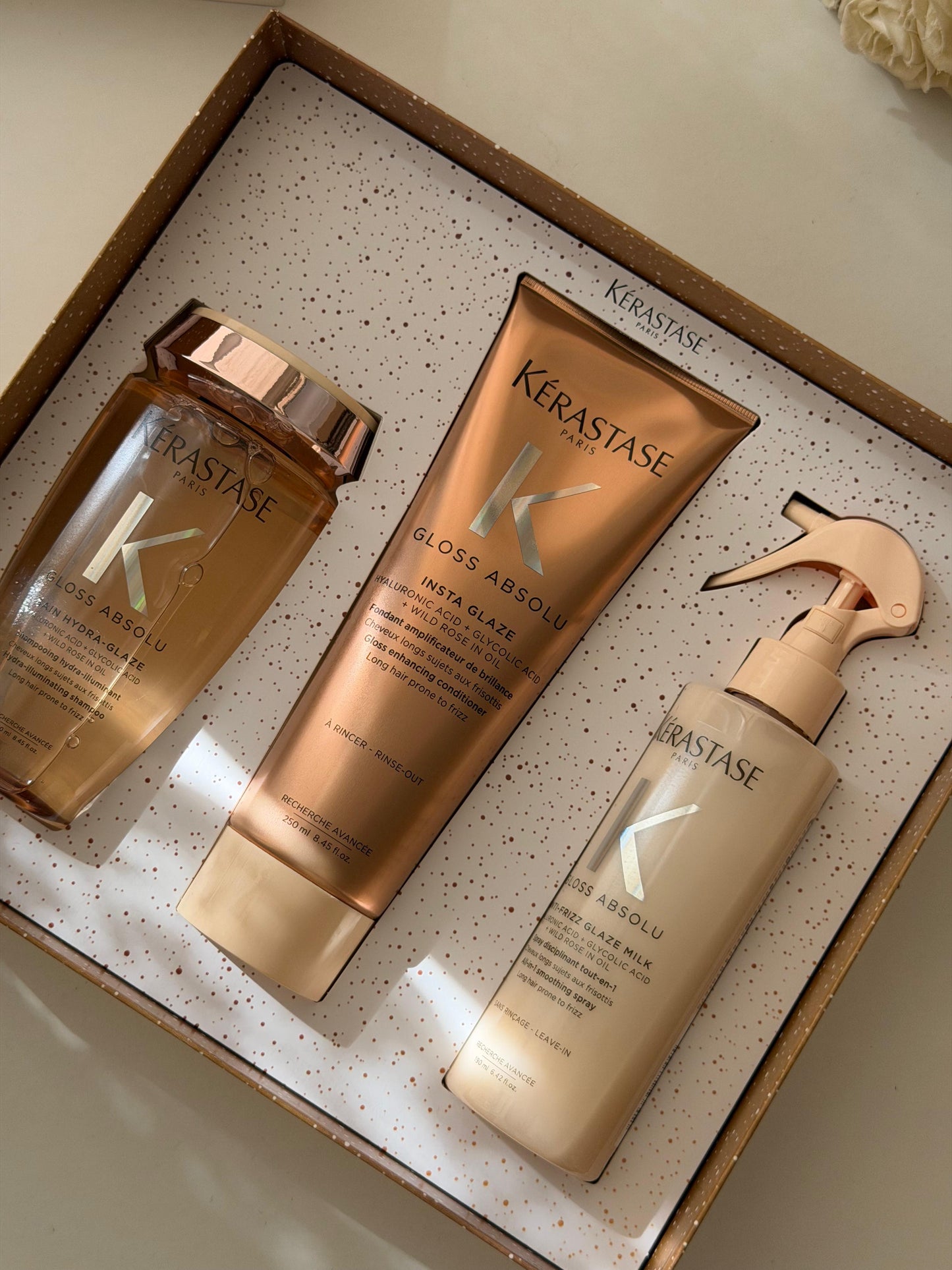 KÉRASTASE
Gloss Abdolu Gift Set For Long Hair Prone to Frizz