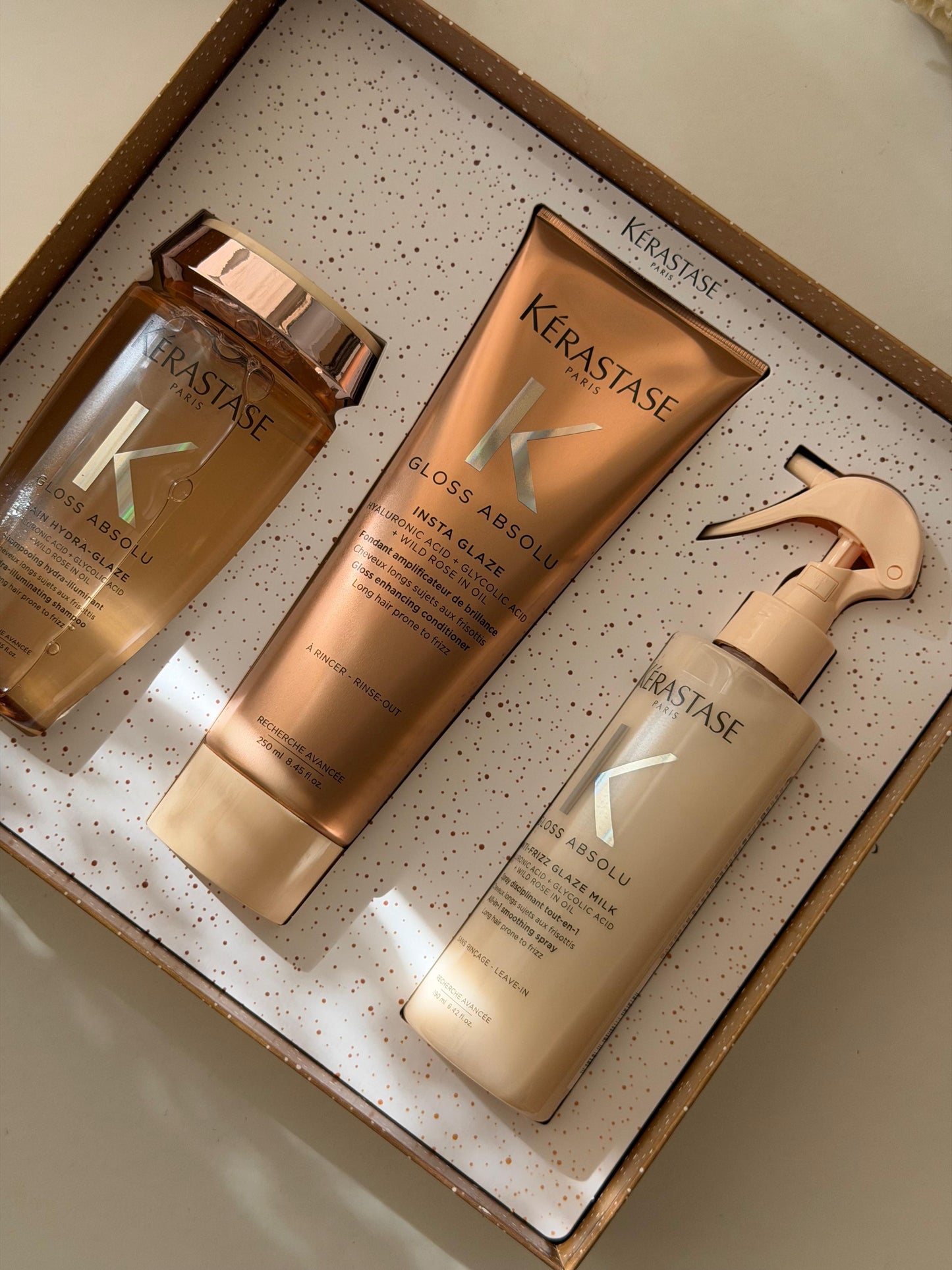 KÉRASTASE
Gloss Abdolu Gift Set For Long Hair Prone to Frizz