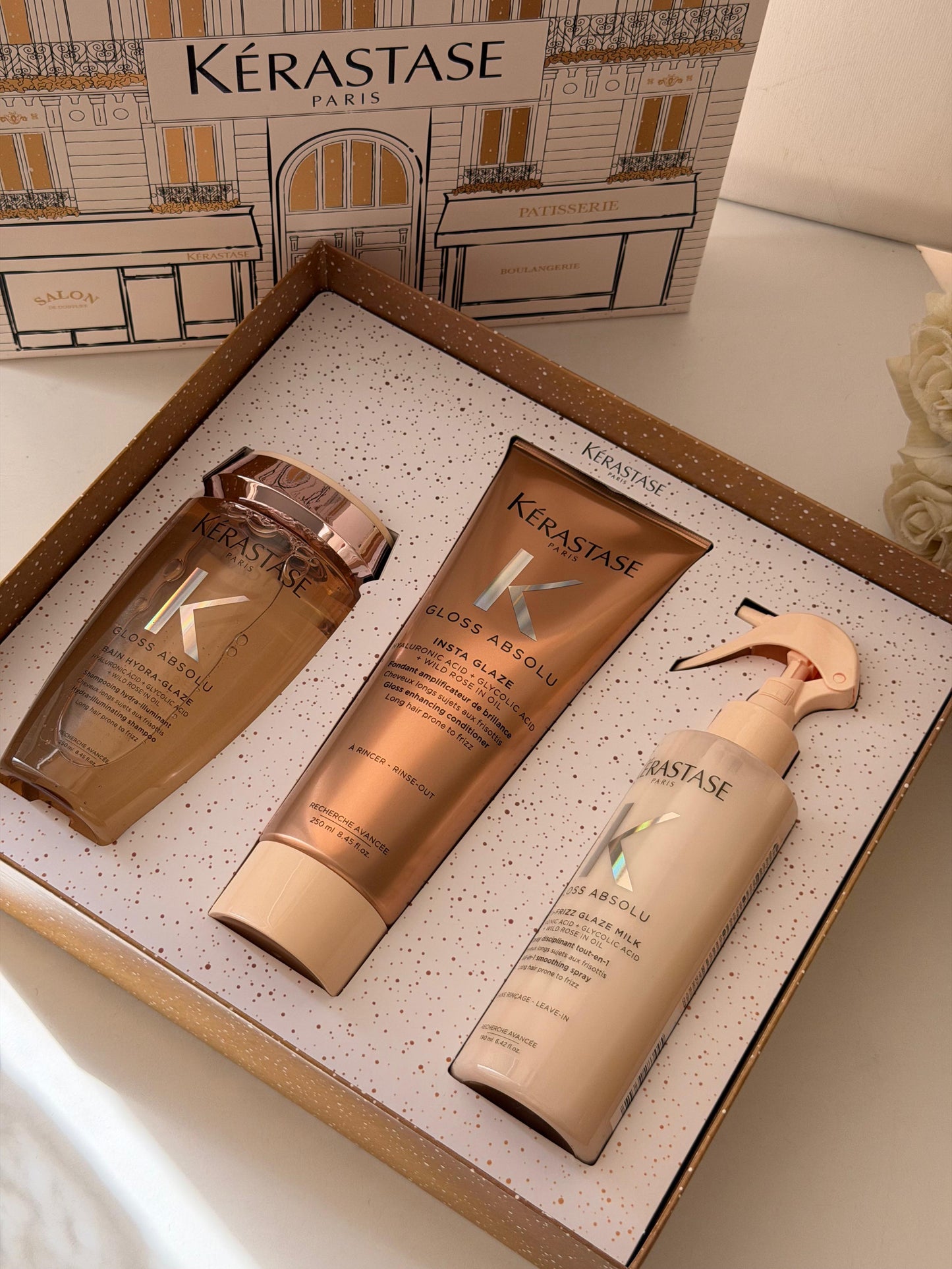 KÉRASTASE
Gloss Abdolu Gift Set For Long Hair Prone to Frizz
