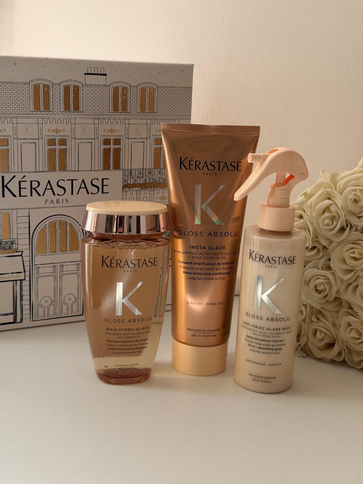 KÉRASTASE
Gloss Abdolu Gift Set For Long Hair Prone to Frizz