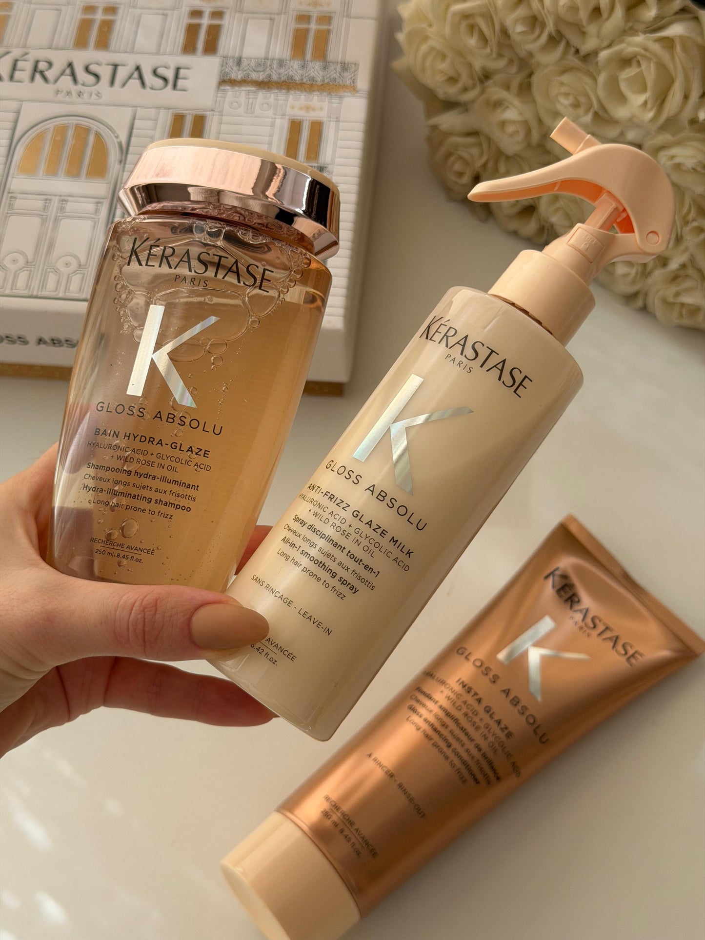 KÉRASTASE
Gloss Abdolu Gift Set For Long Hair Prone to Frizz