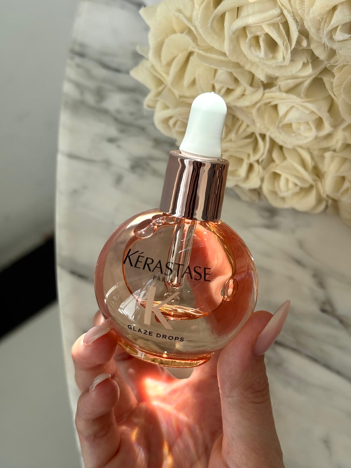 KÉRASTASE Gloss Absolu Glaze Drops Wild Rose In Oil
