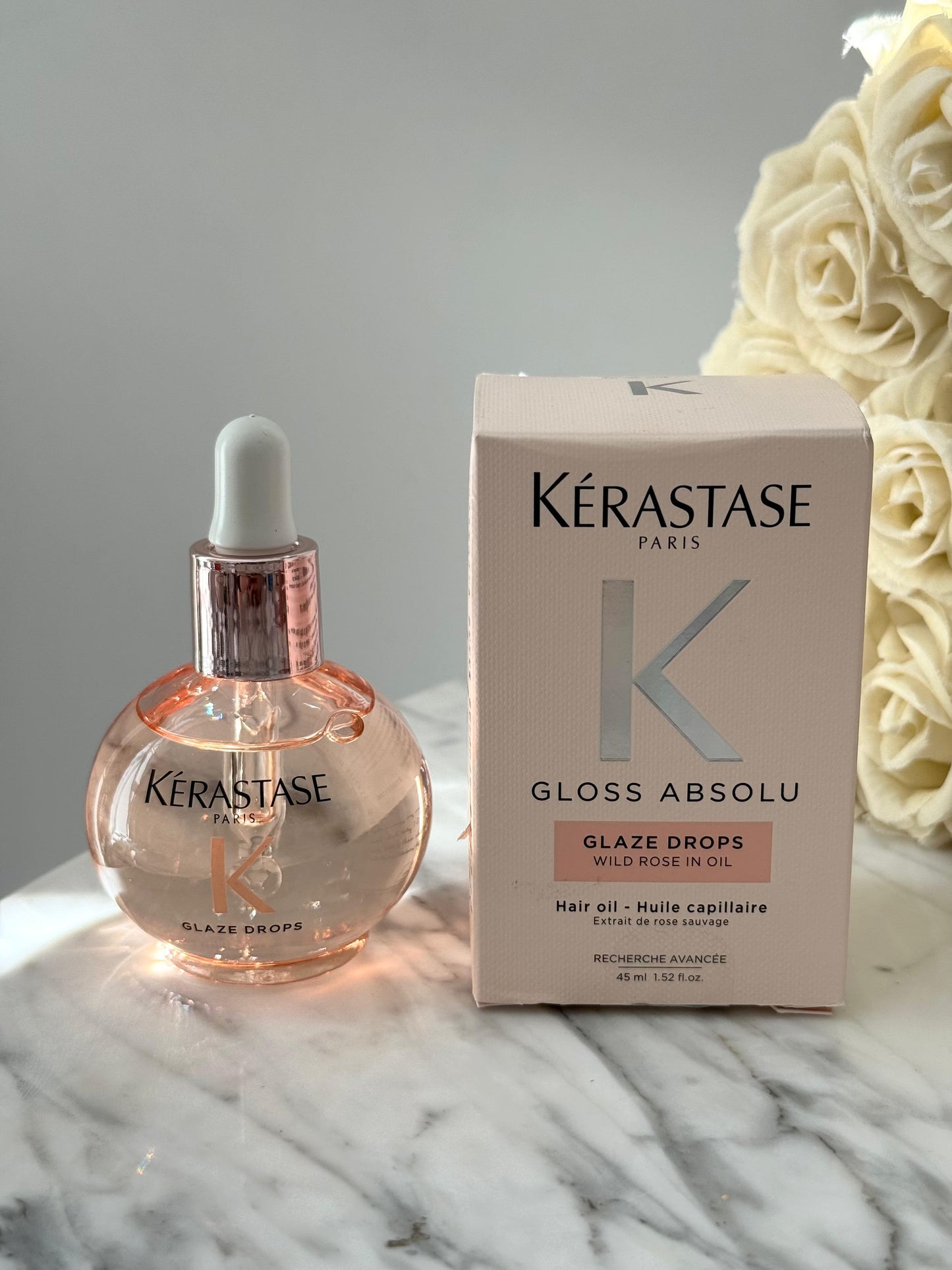 KÉRASTASE Gloss Absolu Glaze Drops Wild Rose In Oil