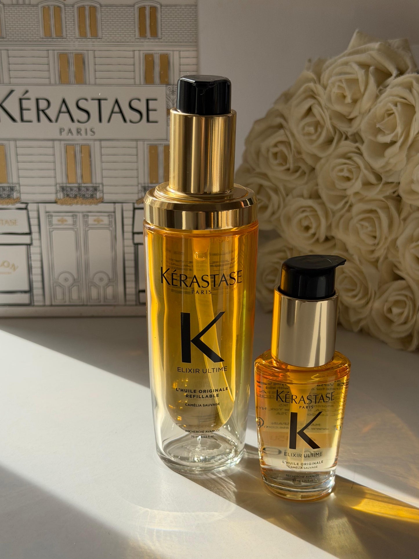 KÉRASTASE 
Elixir Ultime Oil Luxury Homme And Away Duo Set