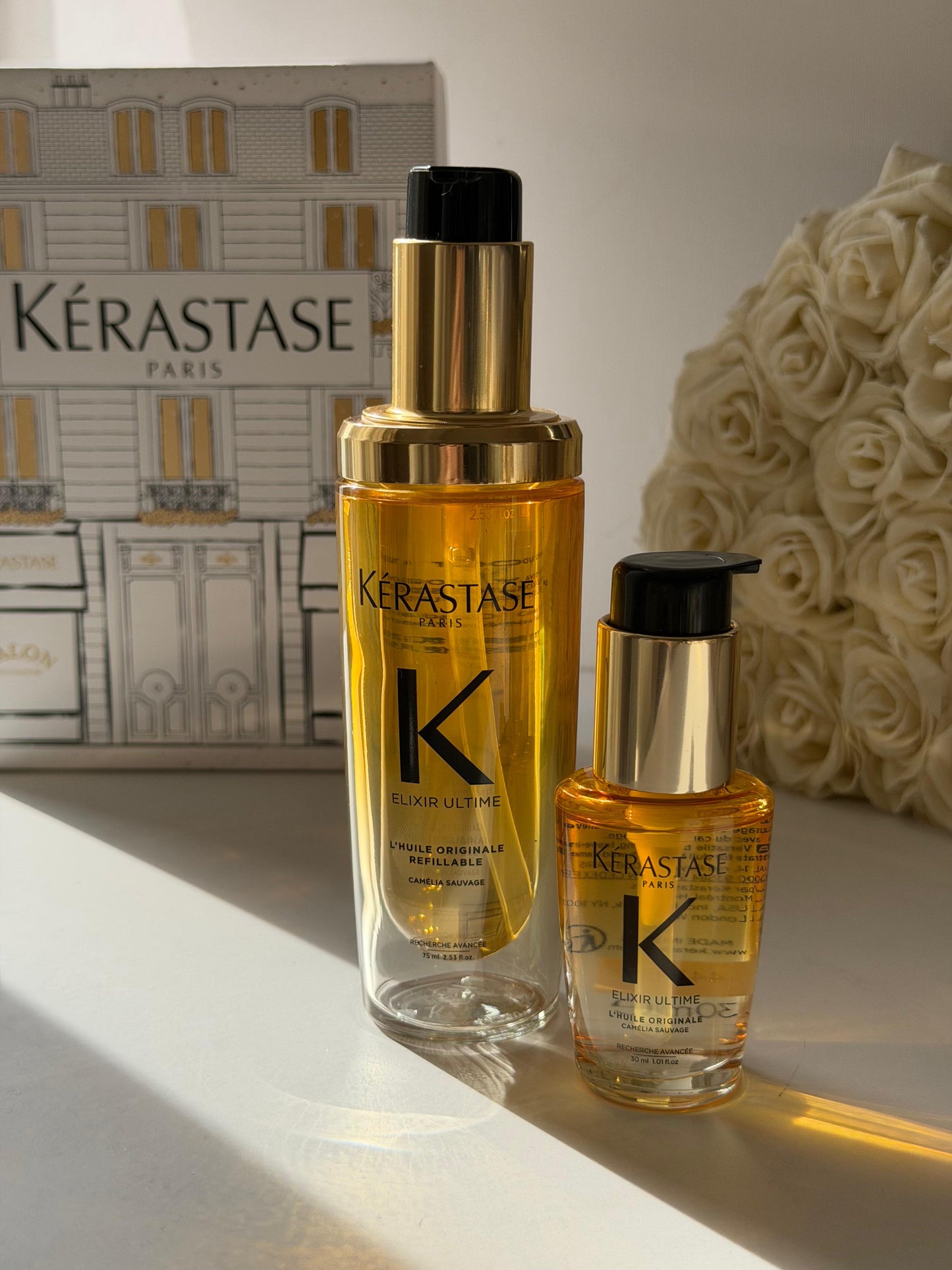 KÉRASTASE 
Elixir Ultime Oil Luxury Homme And Away Duo Set