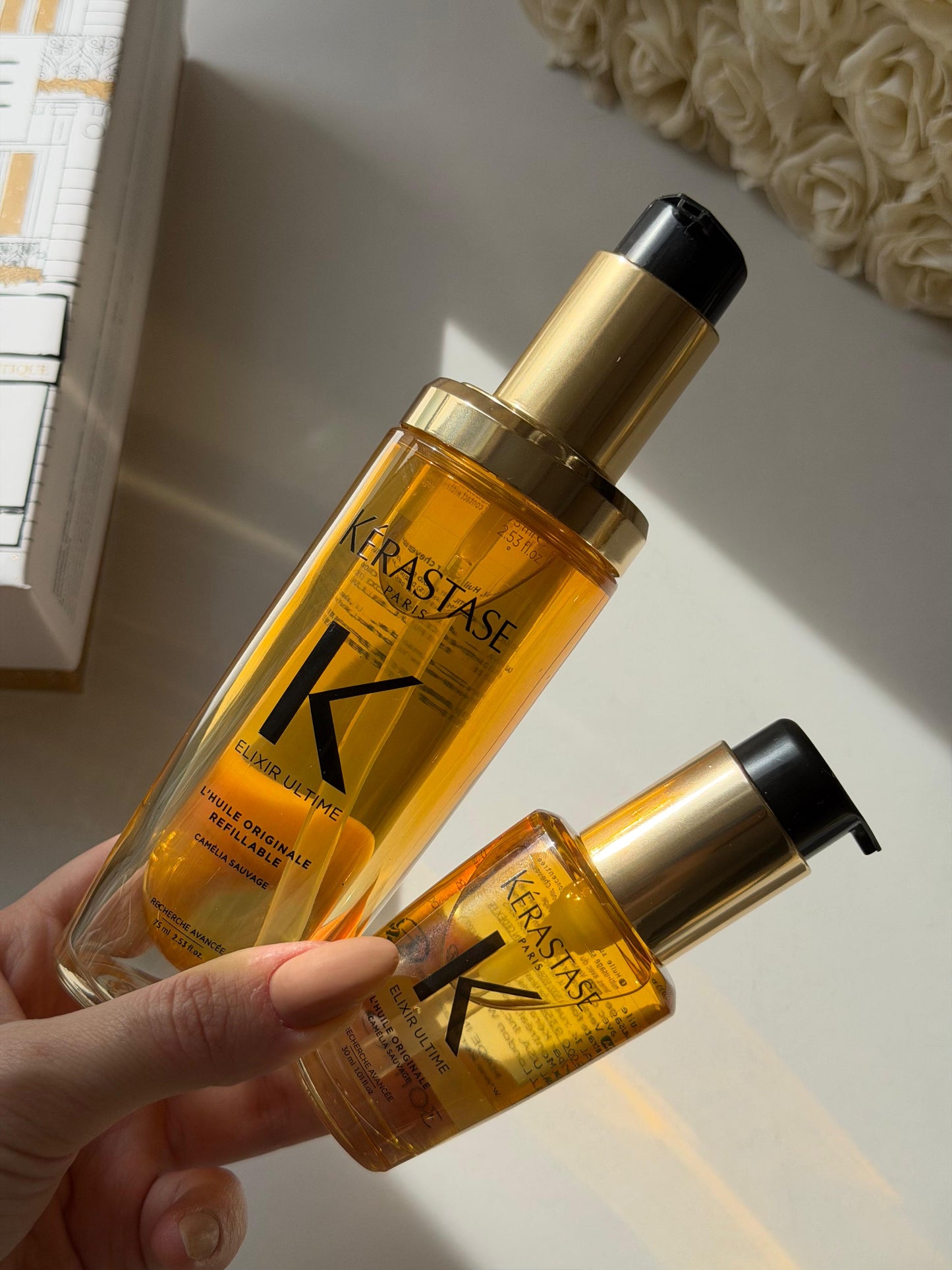 KÉRASTASE 
Elixir Ultime Oil Luxury Homme And Away Duo Set