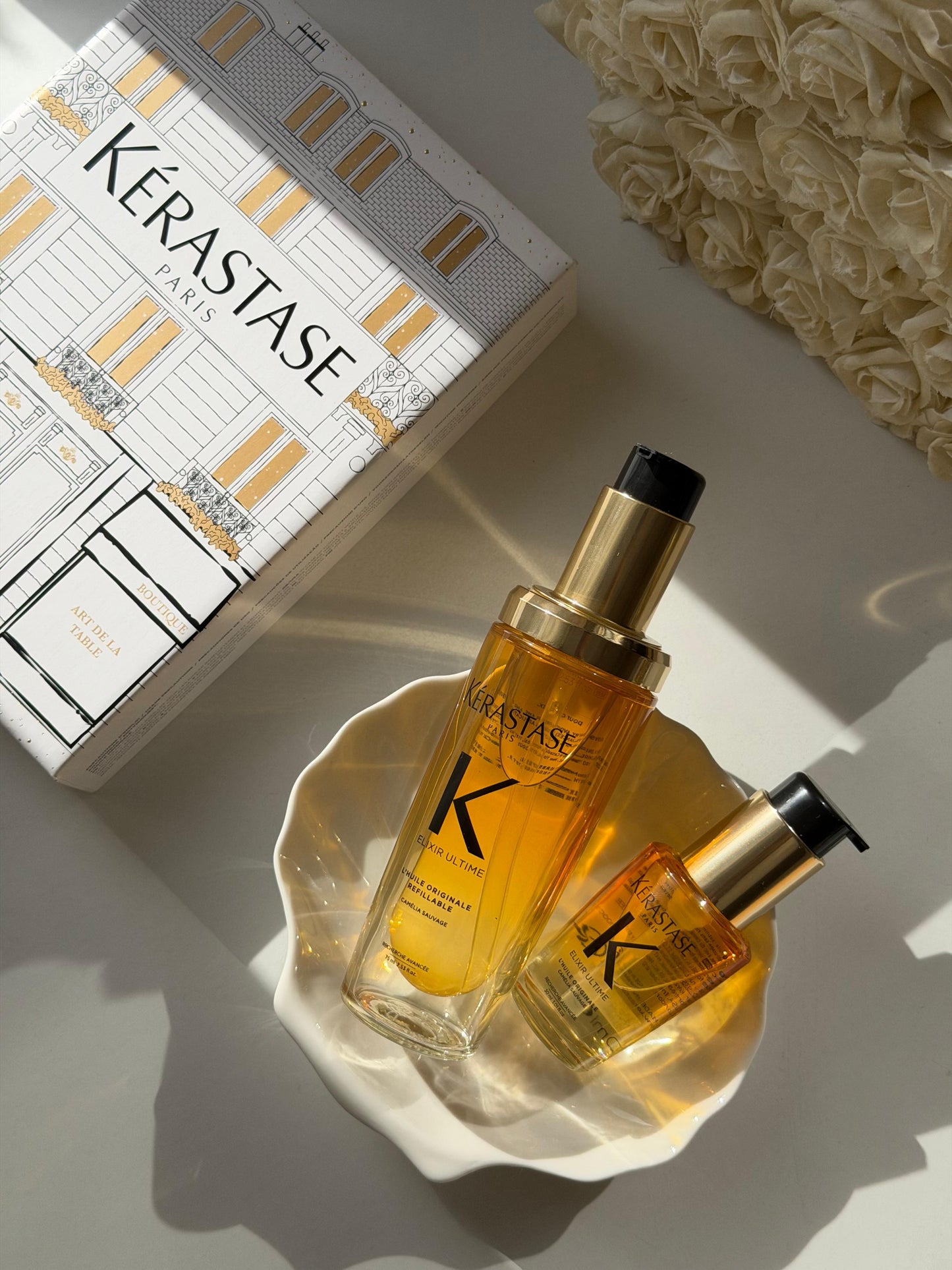 KÉRASTASE 
Elixir Ultime Oil Luxury Homme And Away Duo Set