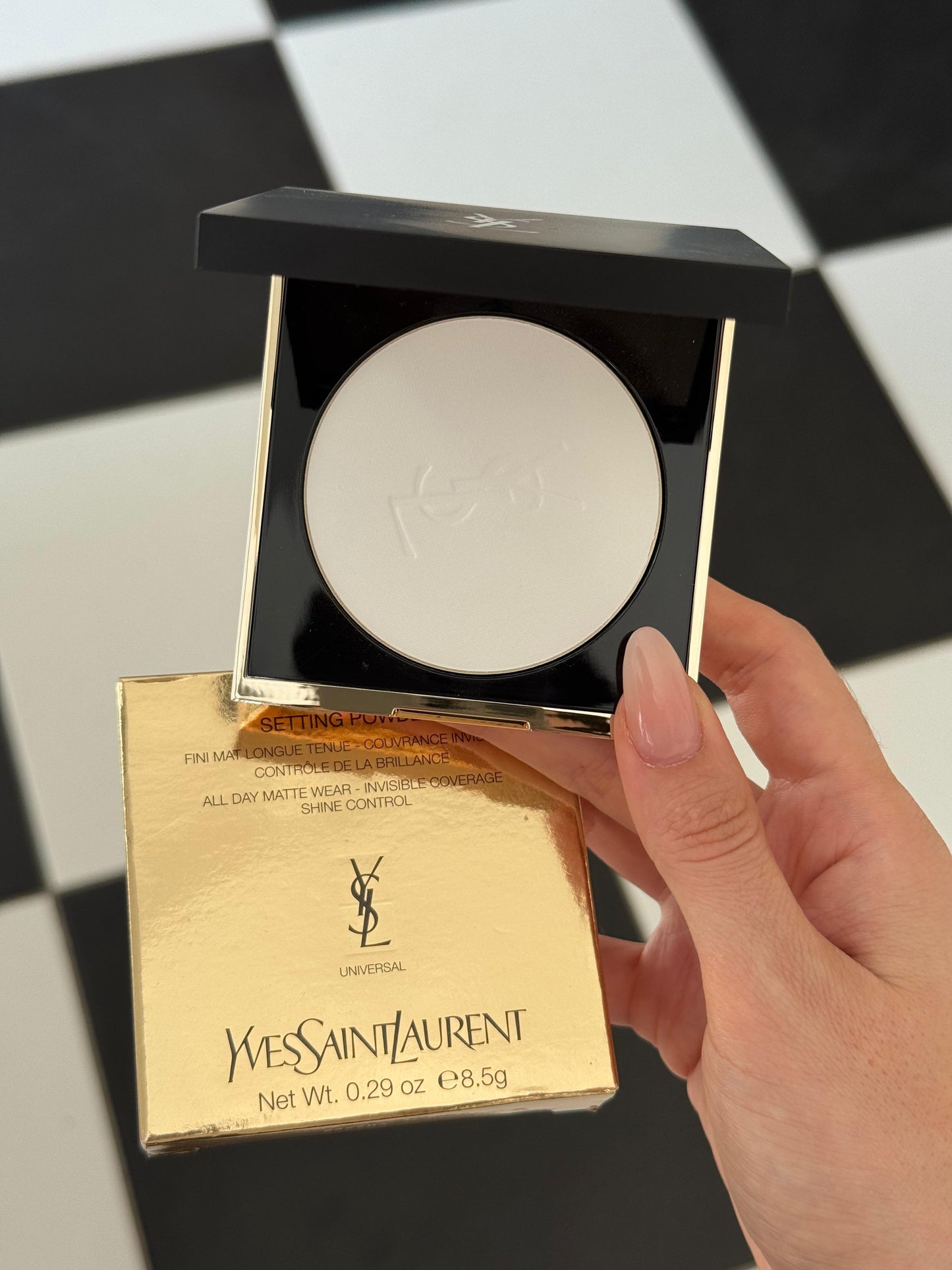 YSL All Hours Setting Powder - All Day Matte Wear, Invisible Coverage