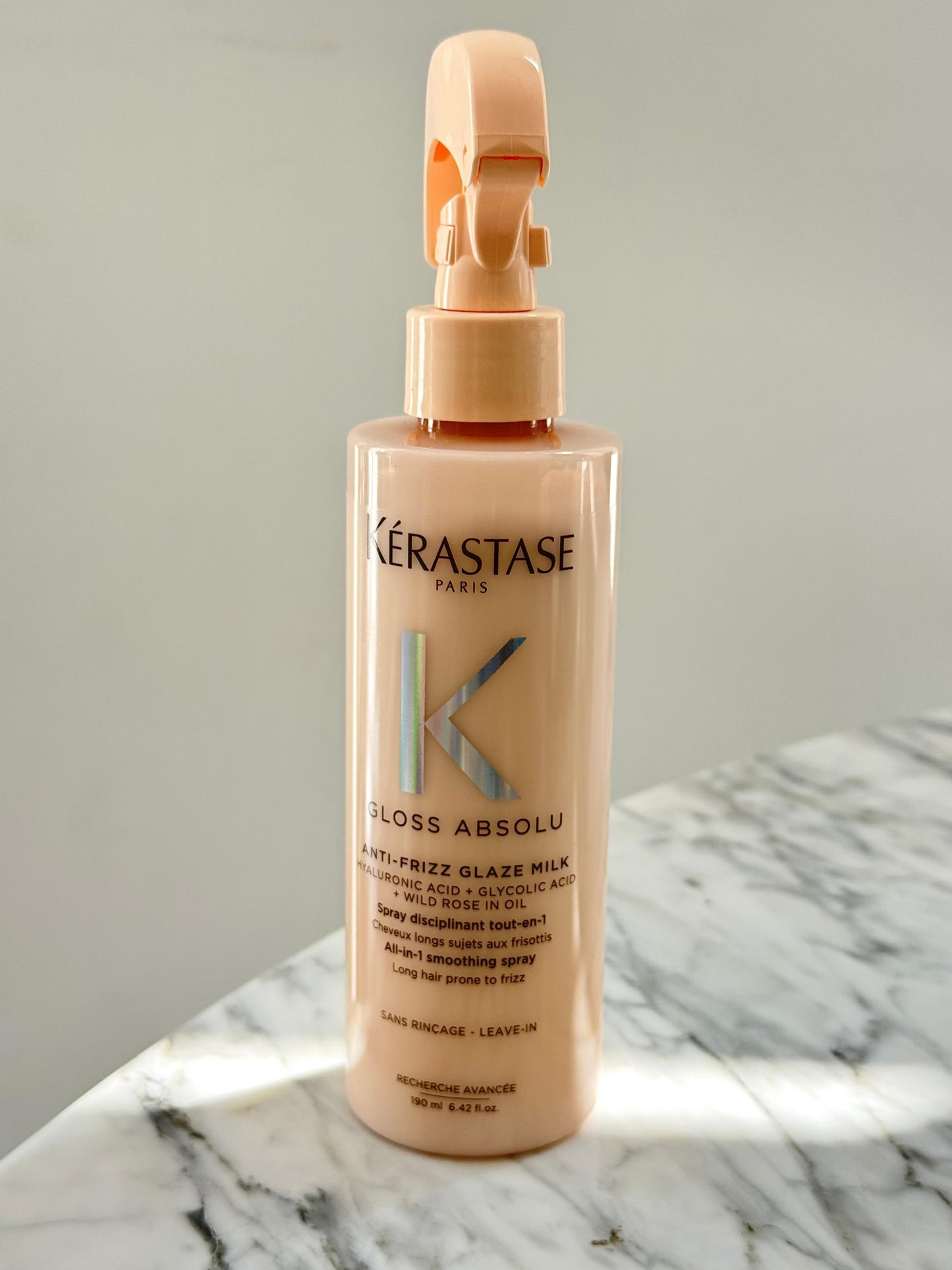 KÉRASTASE Gloss Absolu Anti-Frizz Glaze Milk Heat Protecting Spray