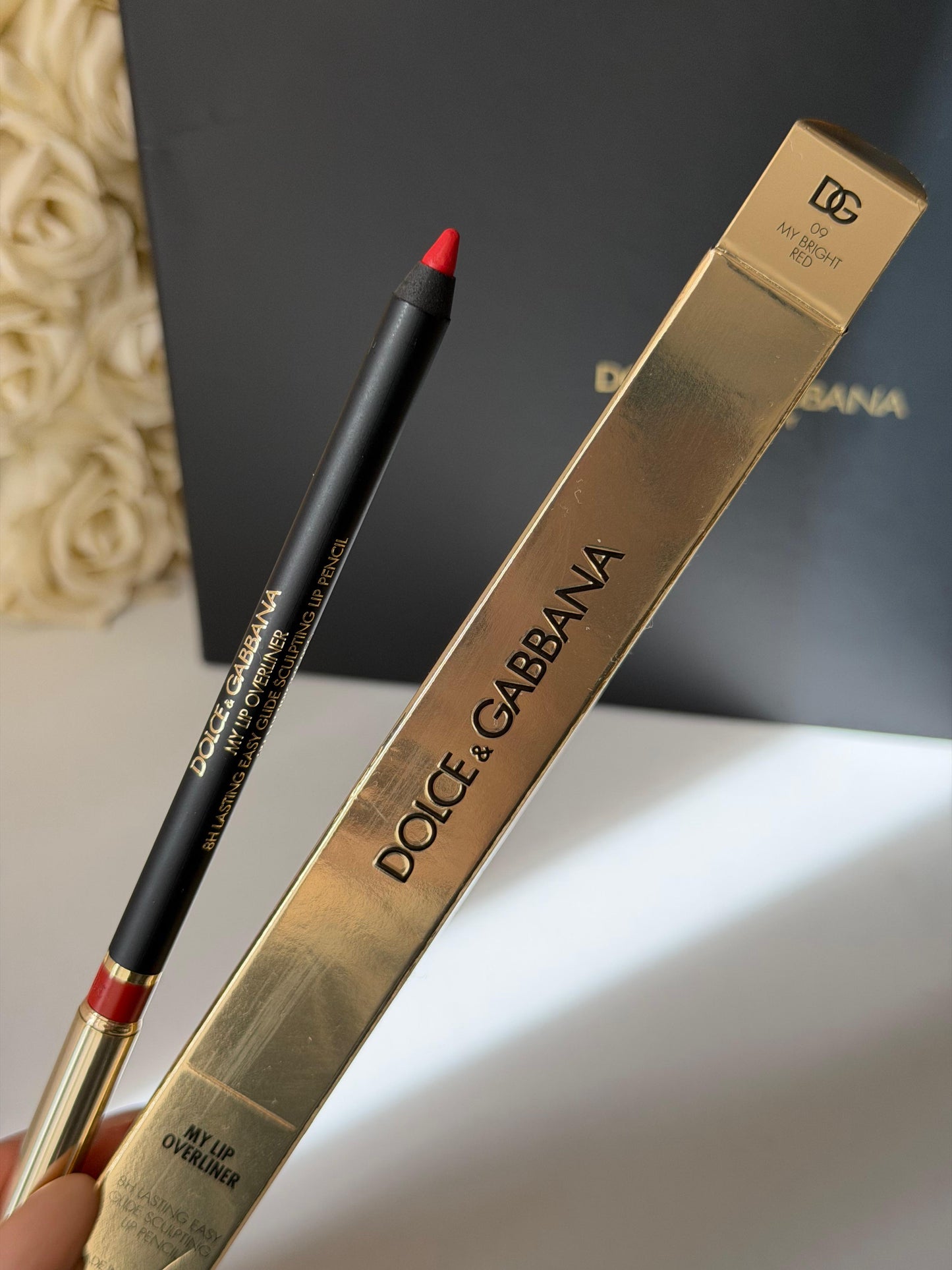 DOLCE&GABBANA My Lip Overliner
8H Lasting Easy Glide Sculpting Lip Pencil (09)