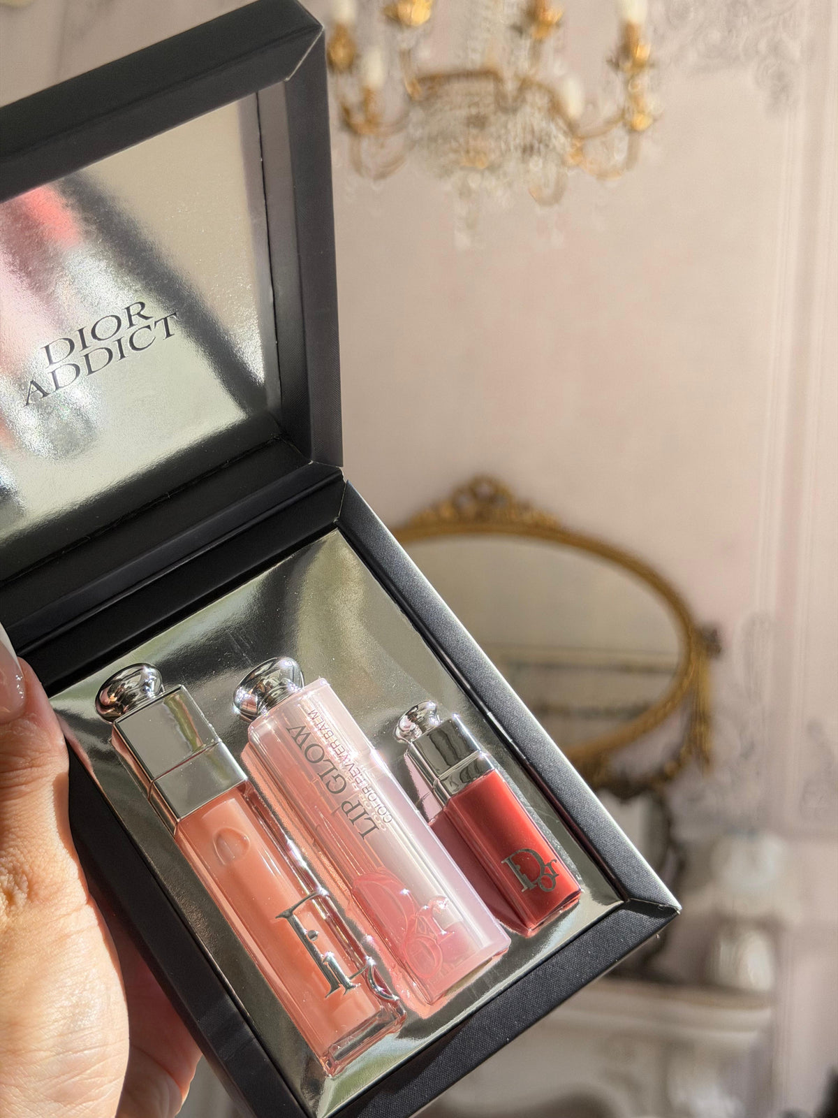 DIOR Addict Trio Lip Gloss Gift Set
Hydrating Lip Balm and Plumping Gloss