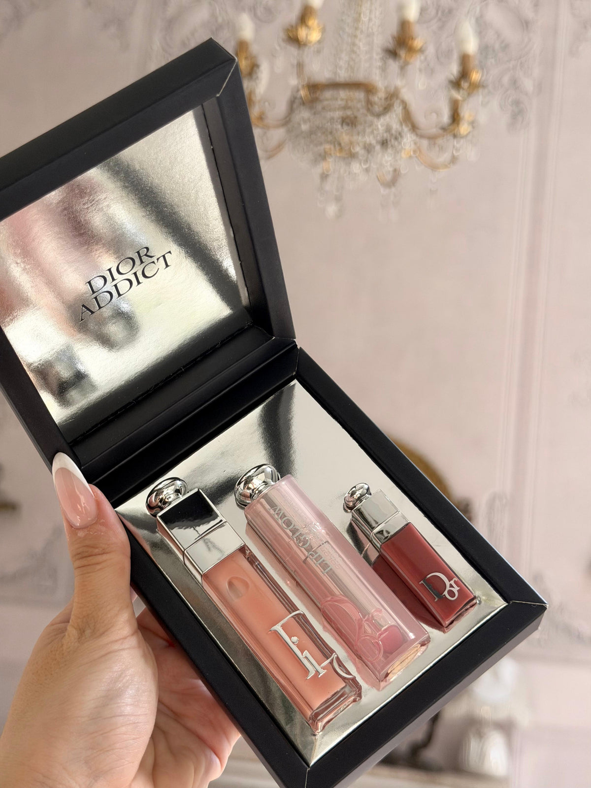 DIOR Addict Trio Lip Gloss Gift Set
Hydrating Lip Balm and Plumping Gloss